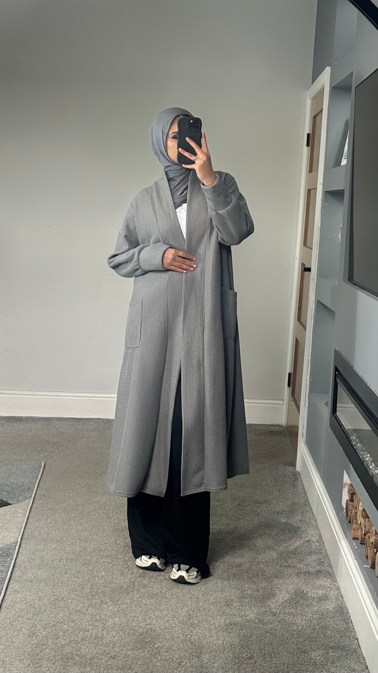 Long cardigan with Pockets