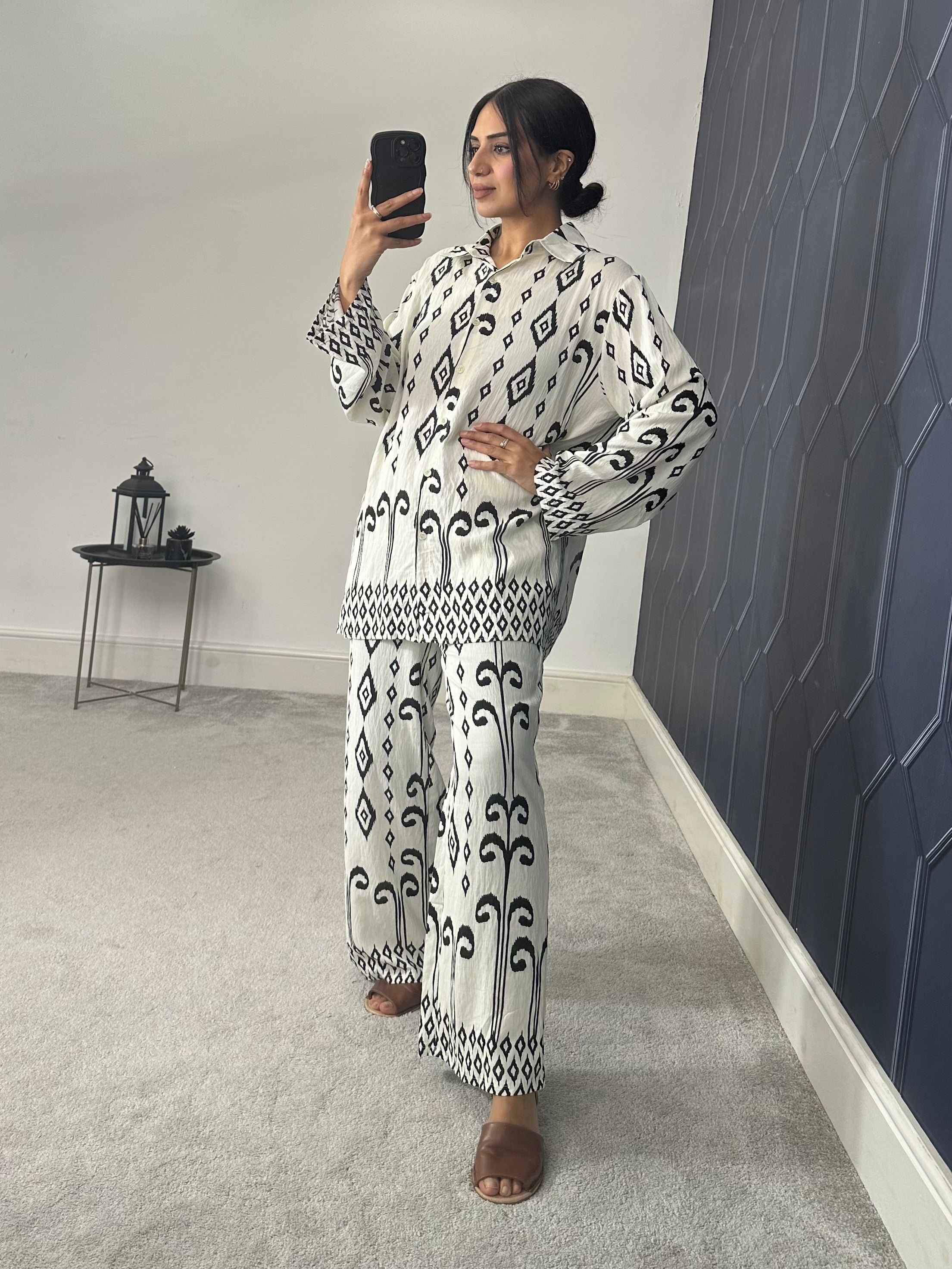 Printed 2 piece co ord set