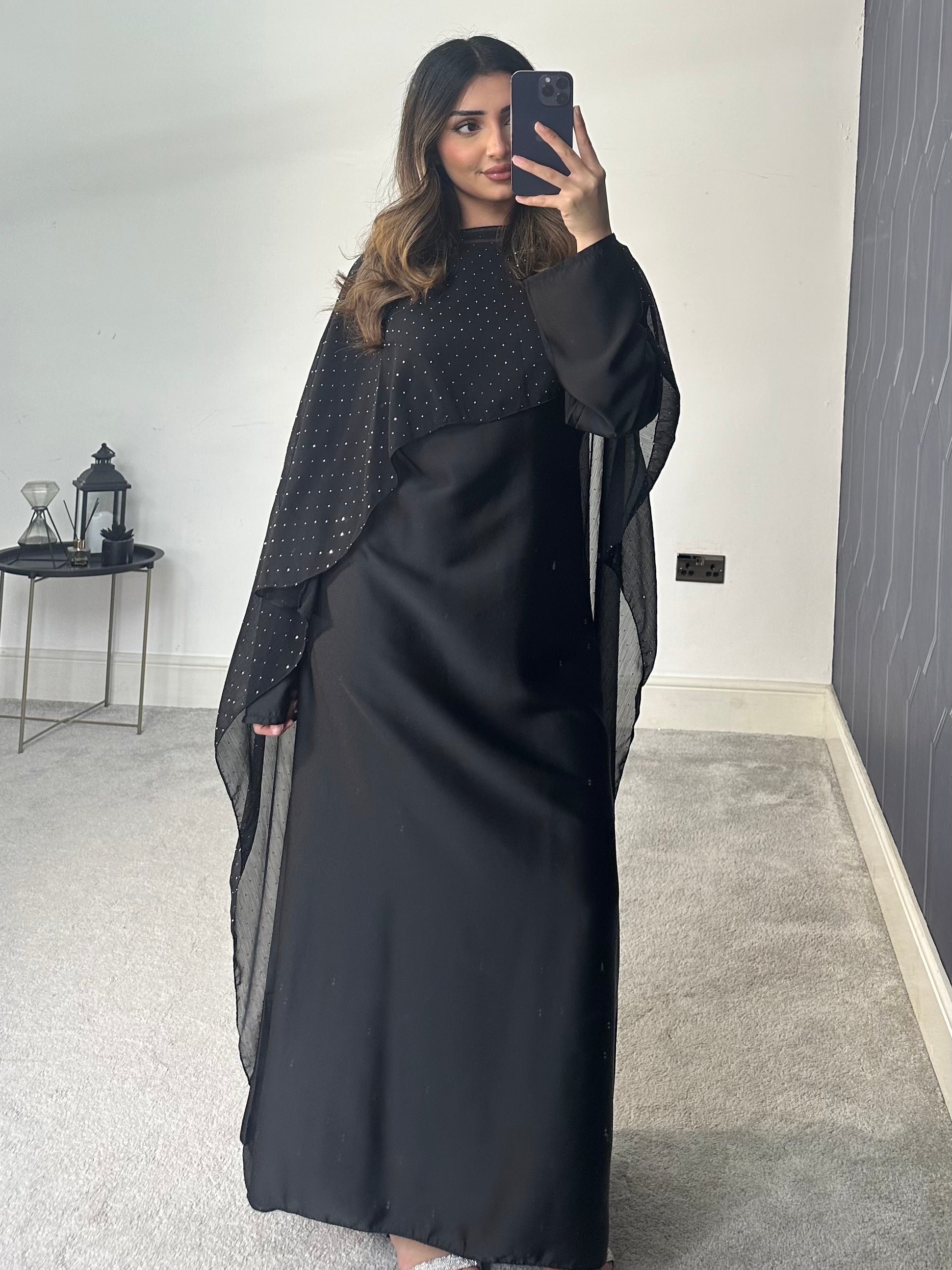 Areeba cape 2 piece cape Dress