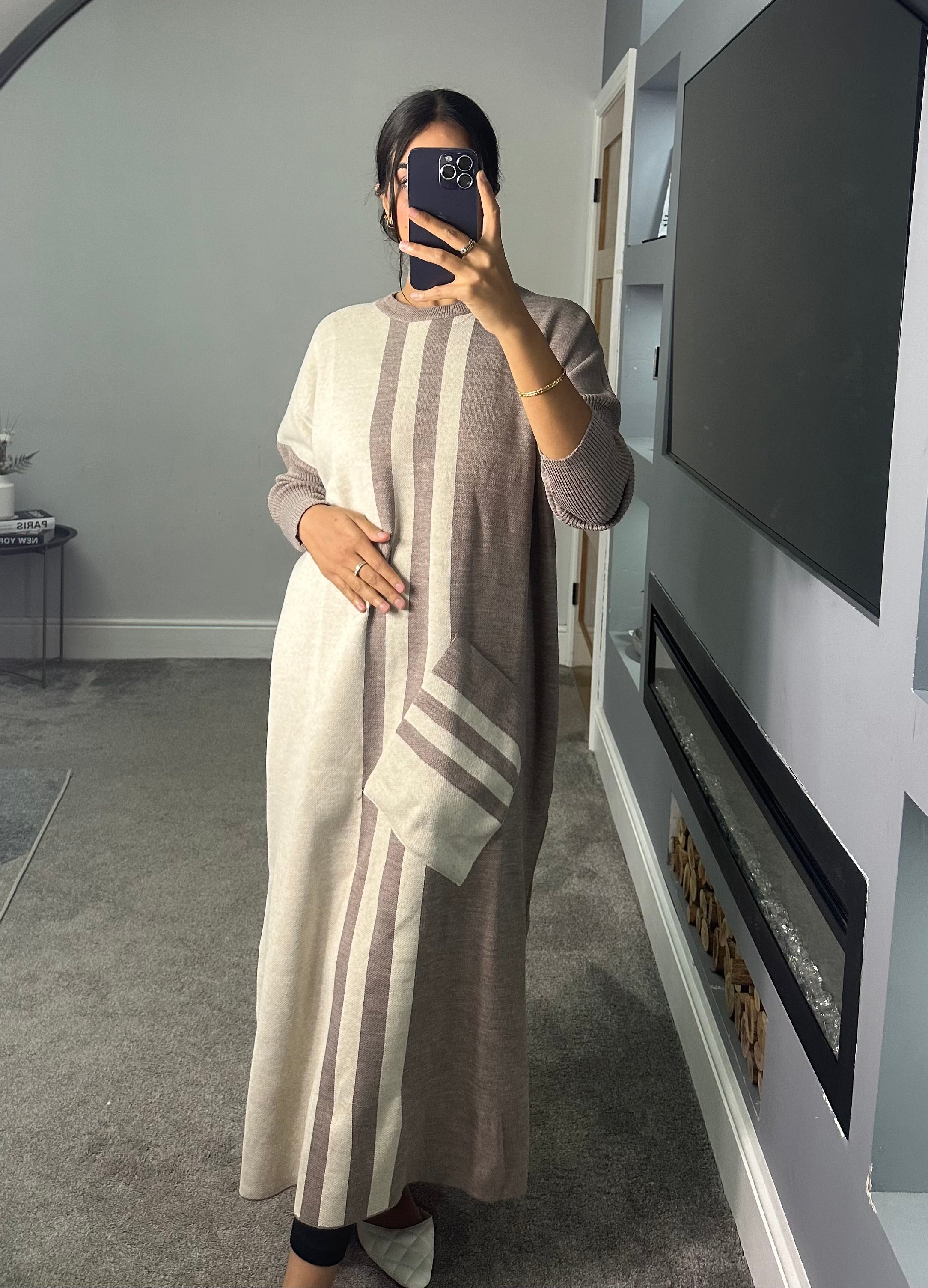 Lina Knitted Dress Plus Size (14-20)