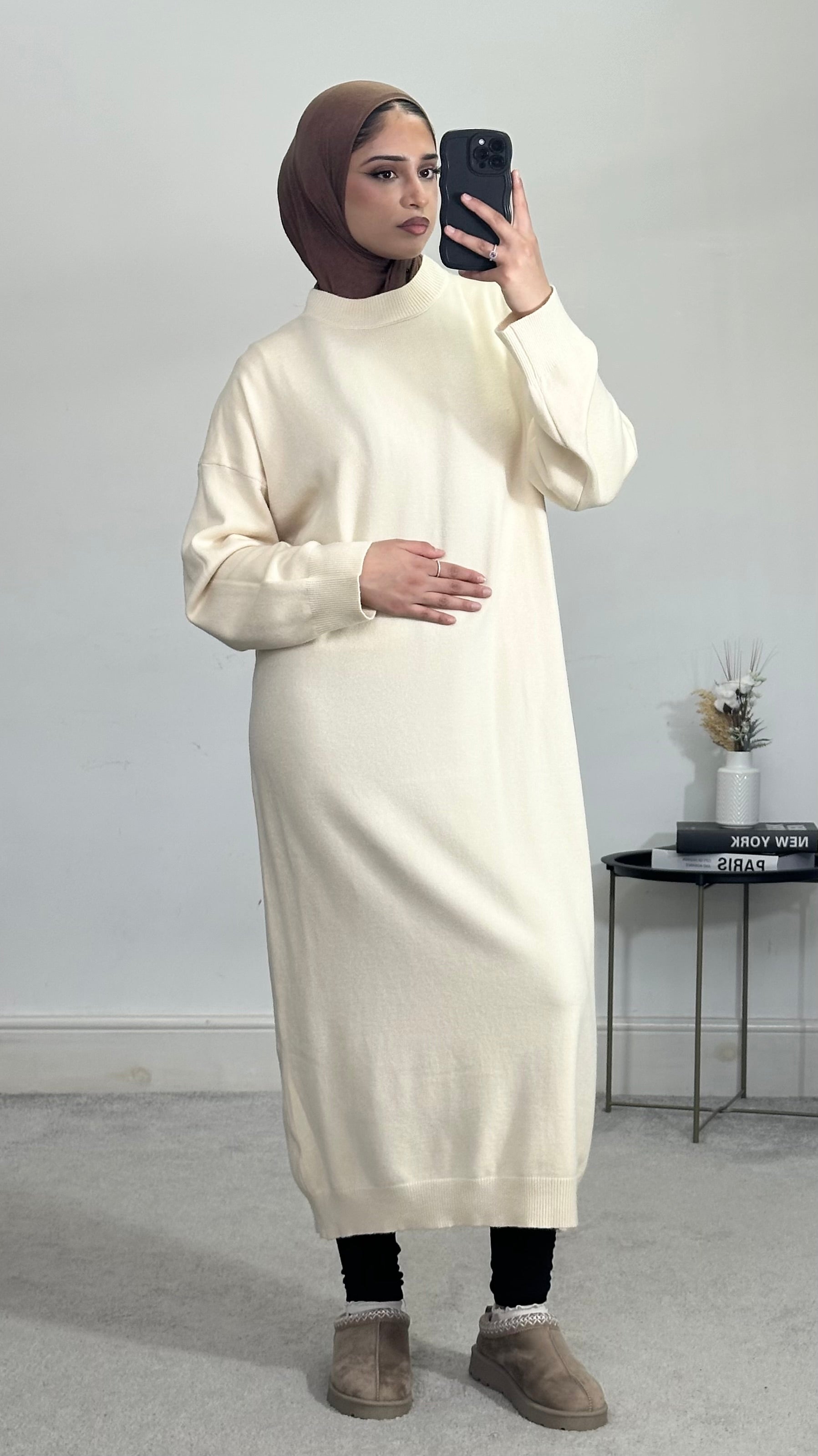 Long sleeve jumper dress