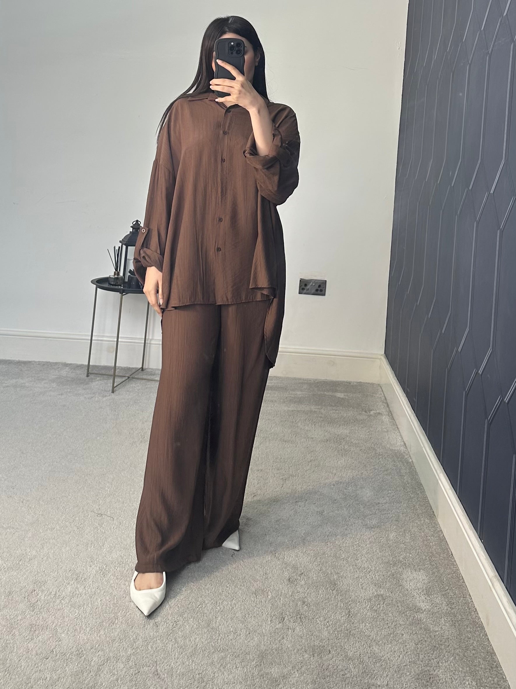 Imaan 2 piece shirt co ords set