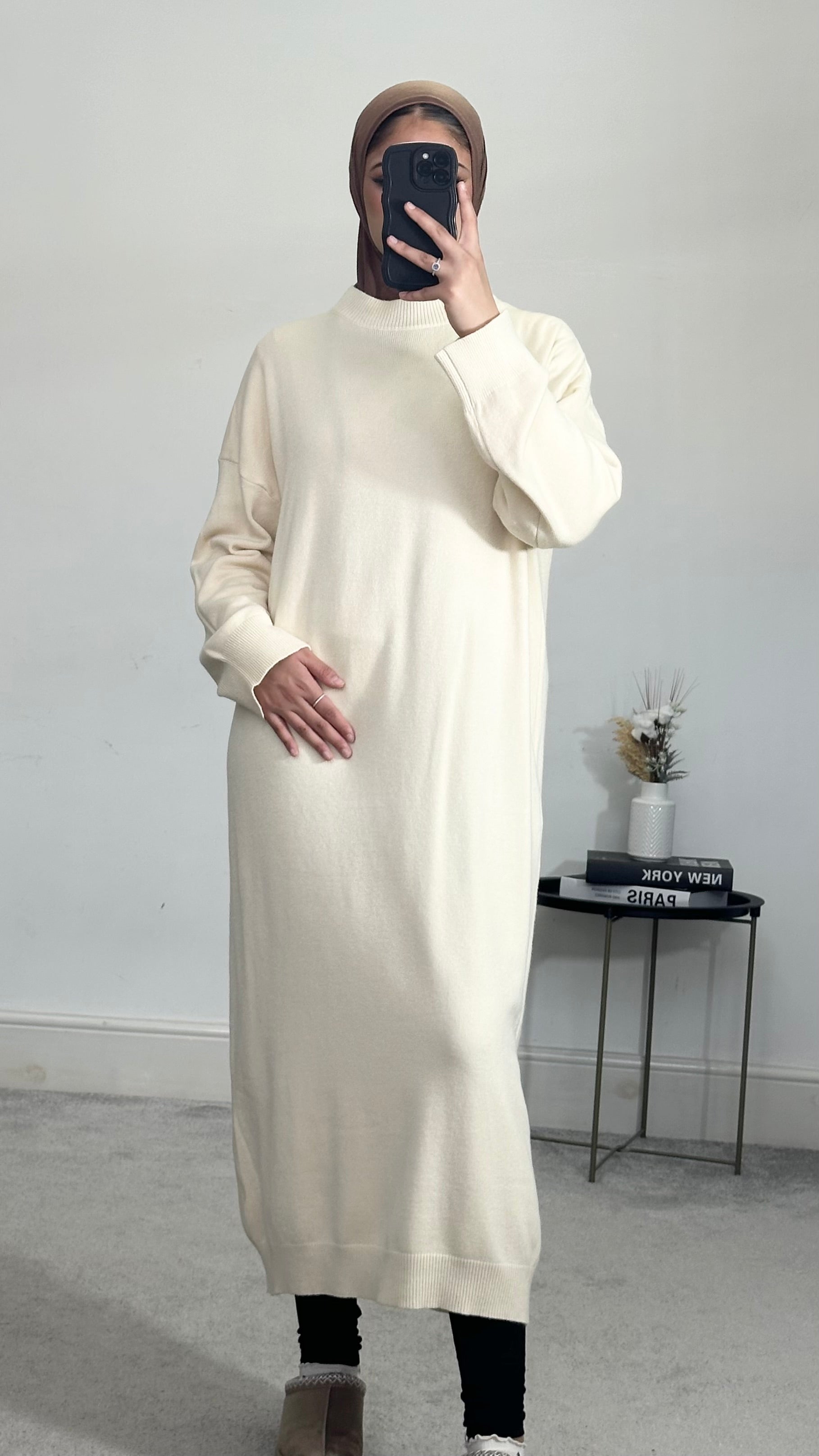 Long sleeve jumper dress