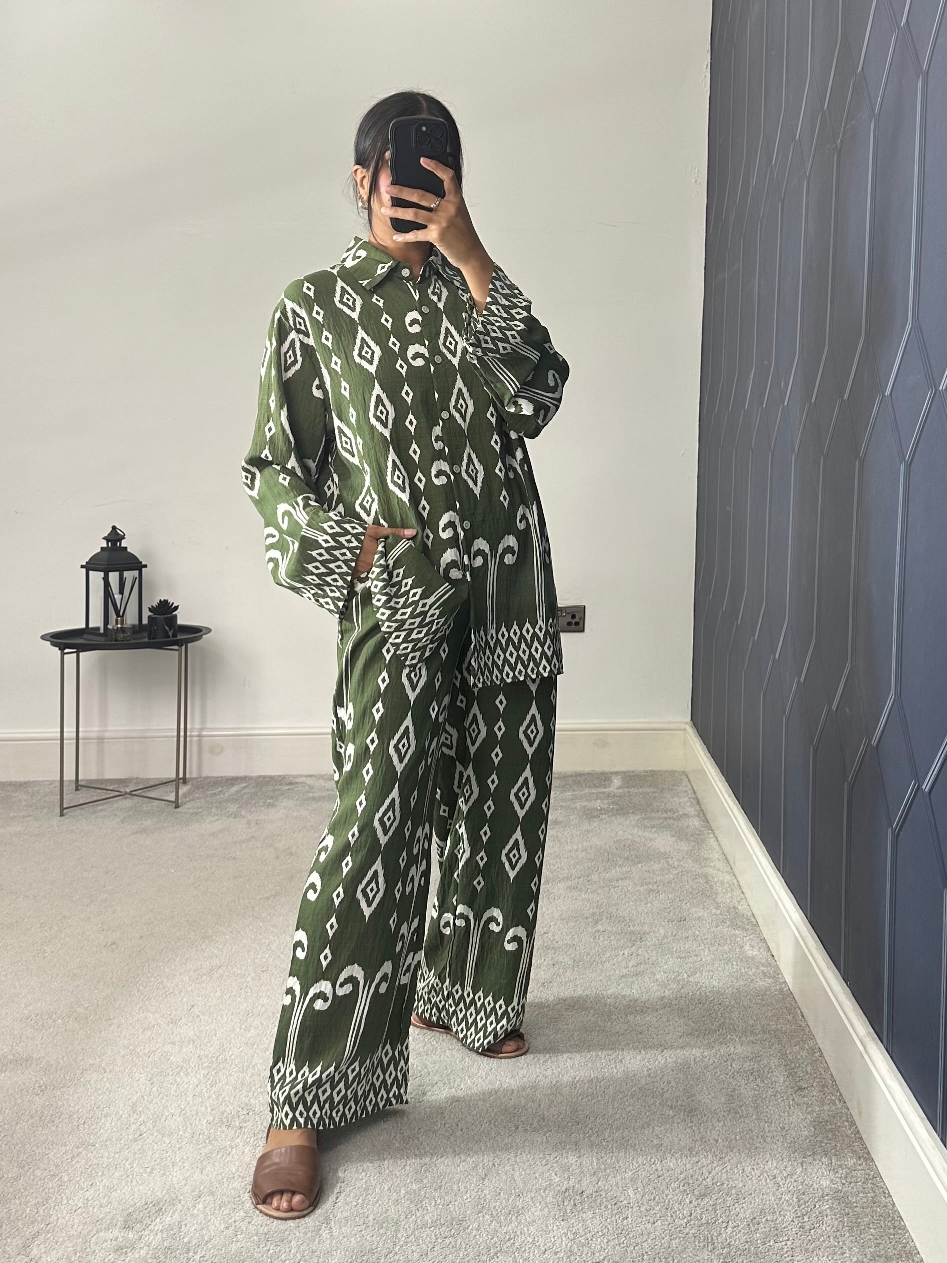 Printed 2 piece co ord set