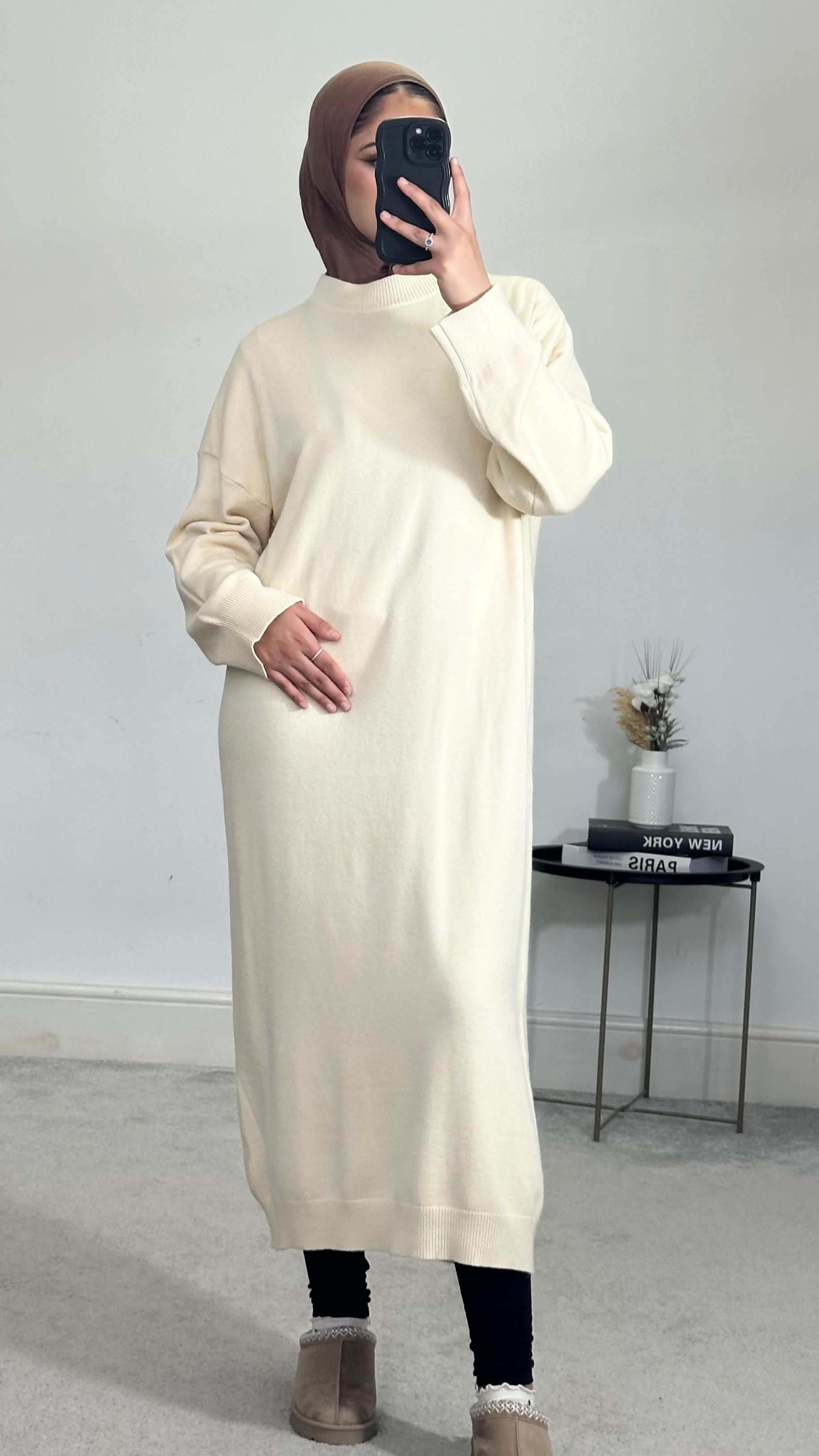 Long sleeve jumper dress