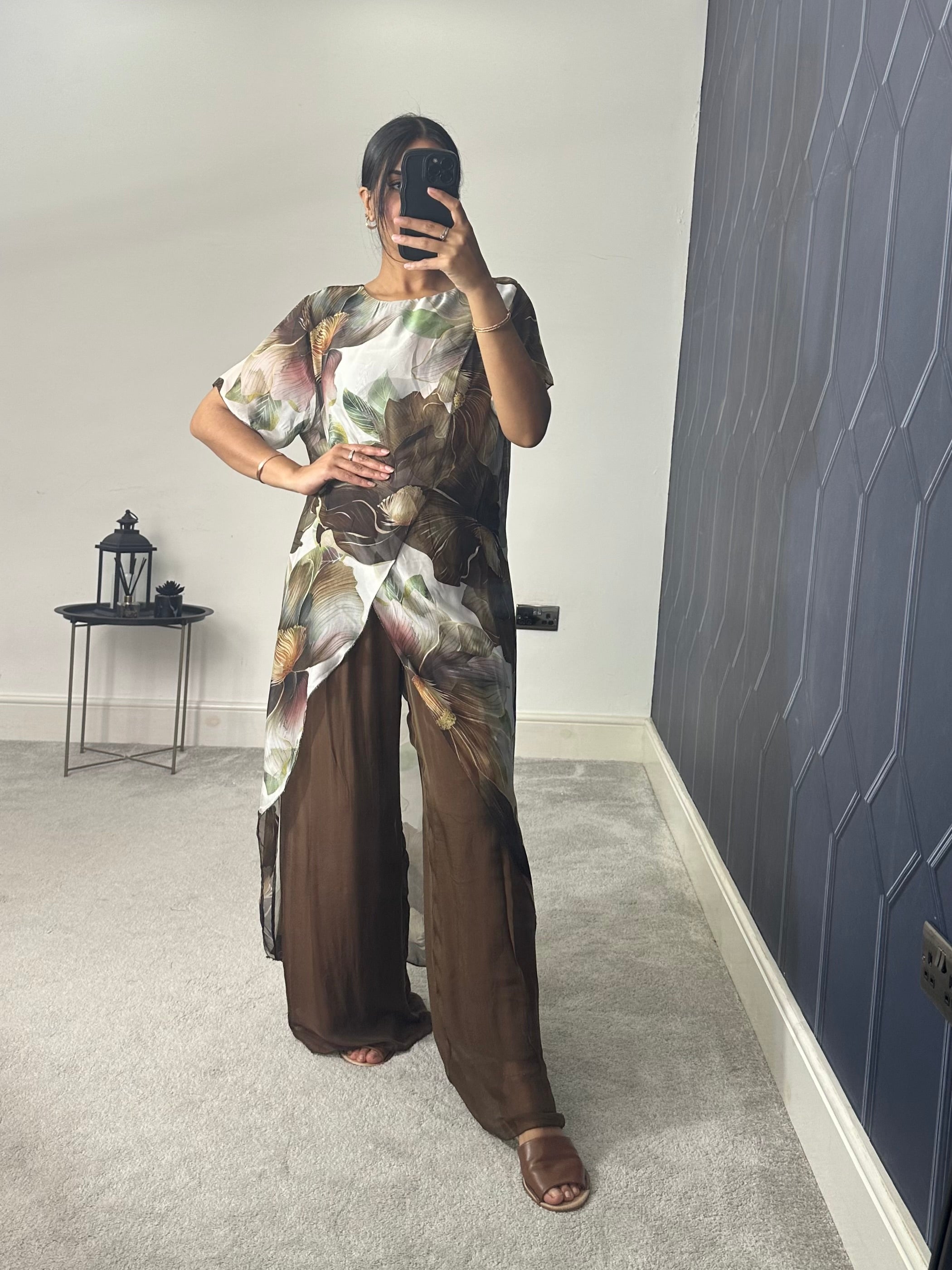 Naima chiffon 2 piece set