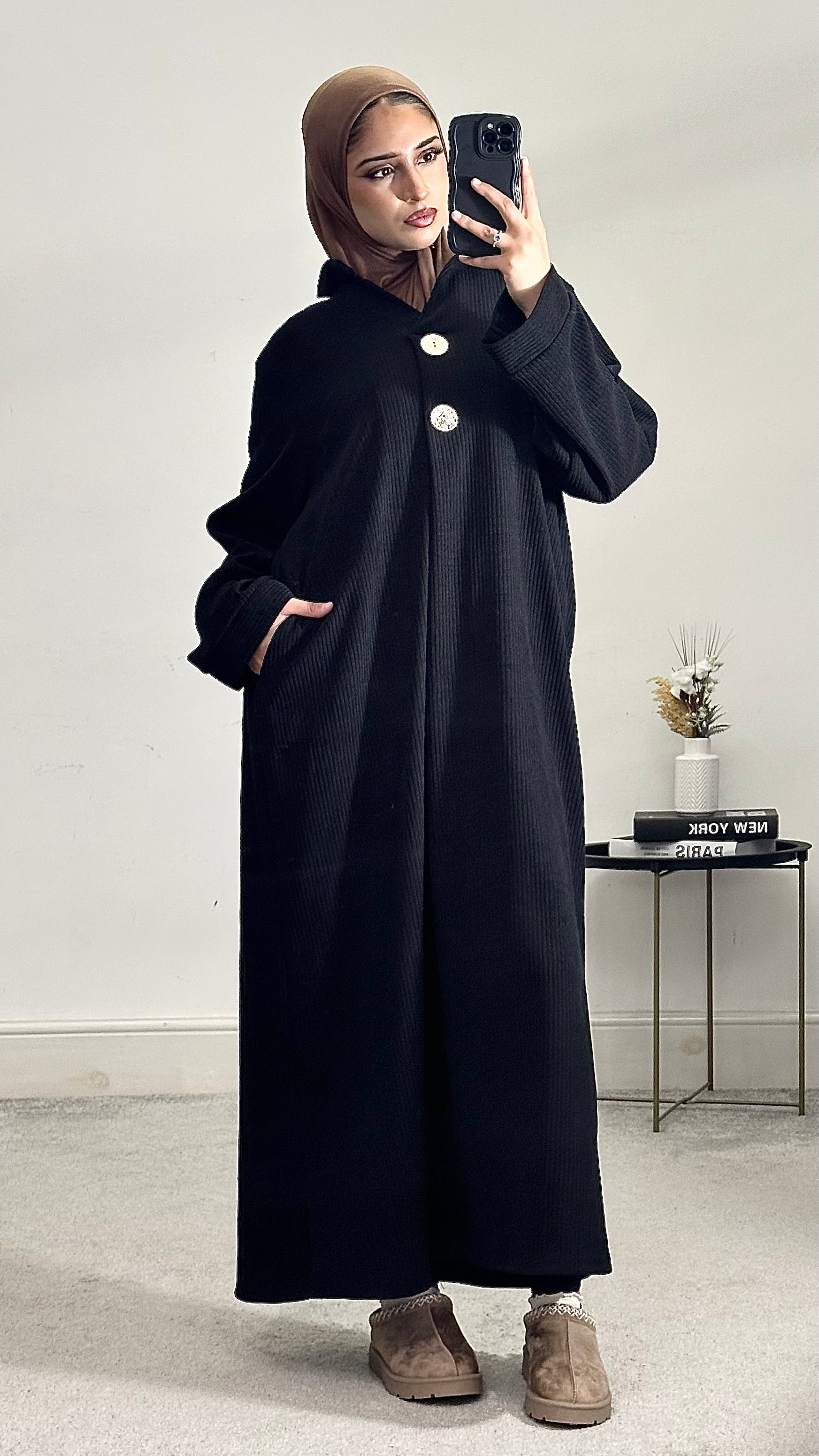 Corduroy Abaya/Long Dress