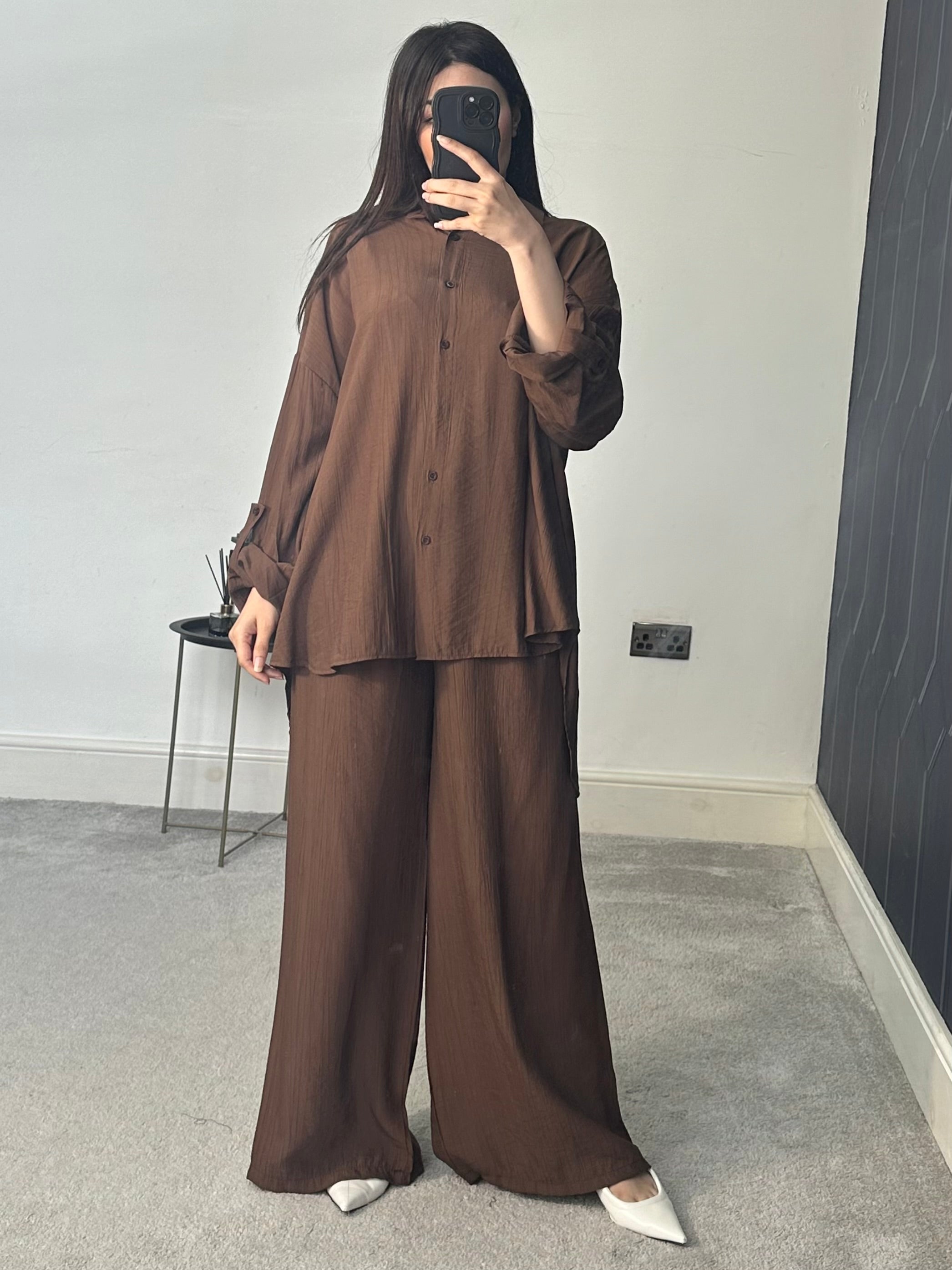 Imaan 2 piece shirt co ords set
