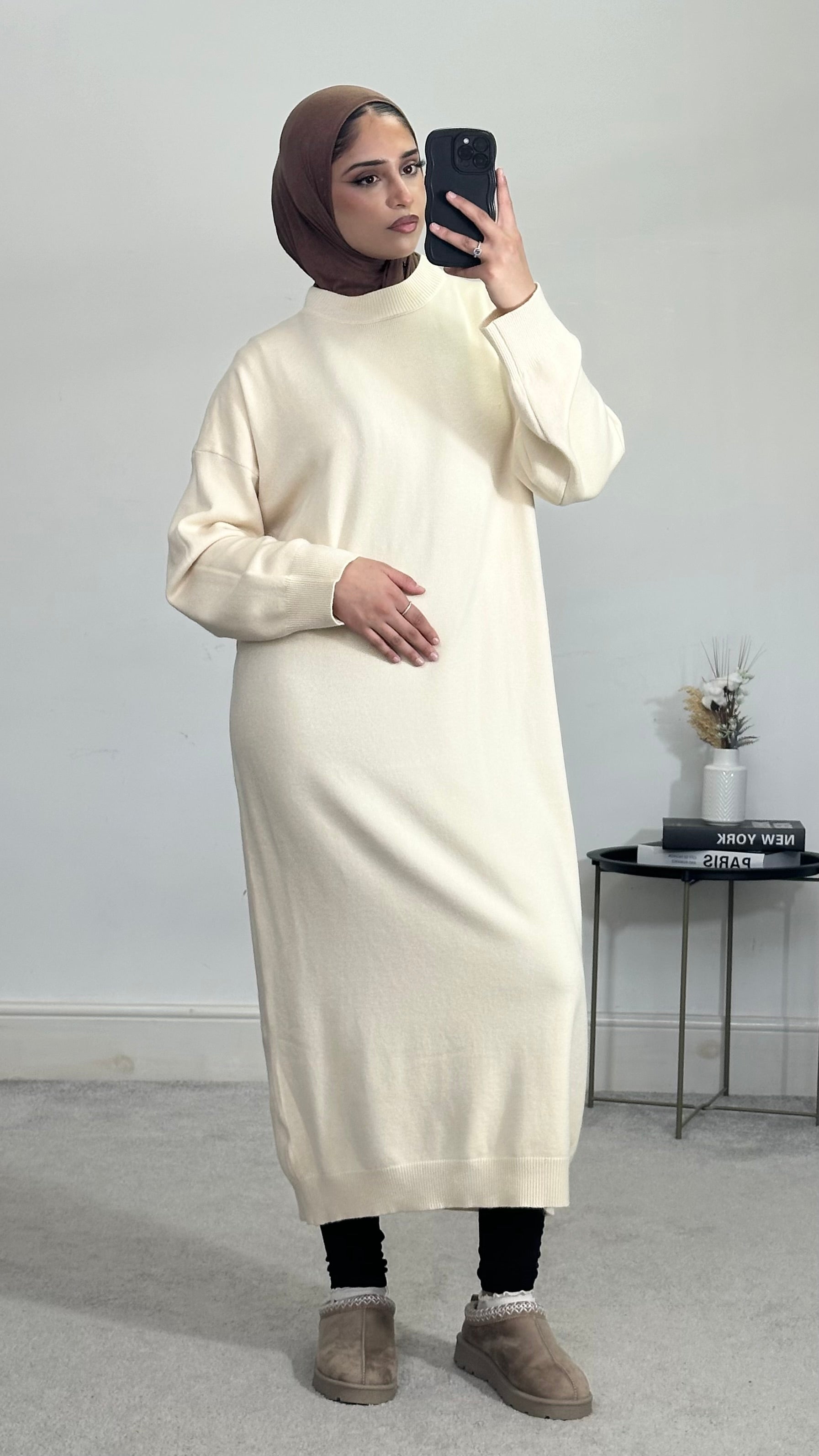 Long sleeve jumper dress