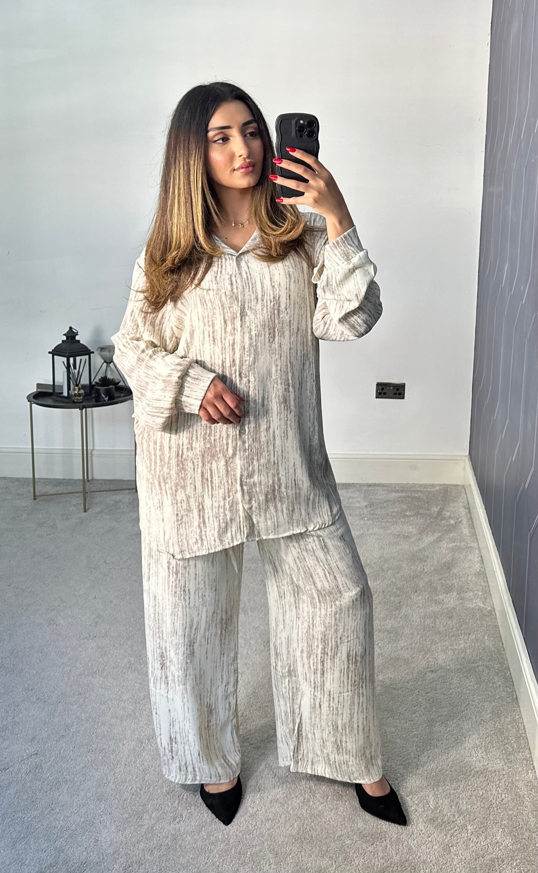 Hala Shirt style 2 piece Co ord set