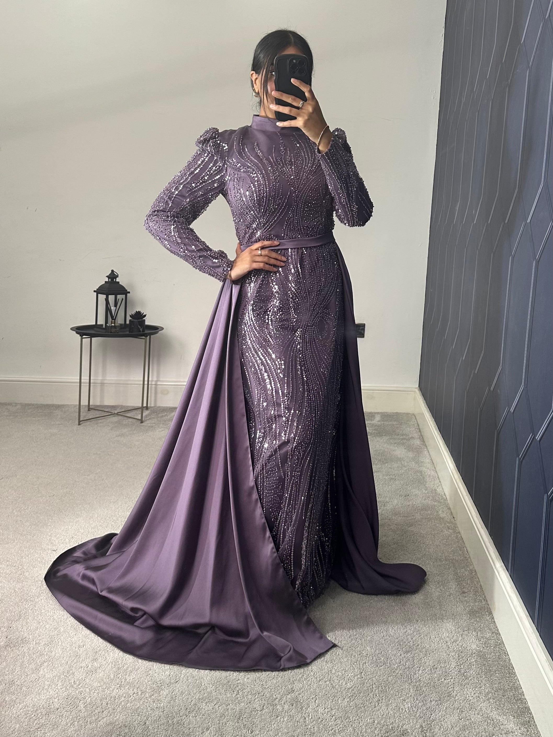 Lilac Evening Gown