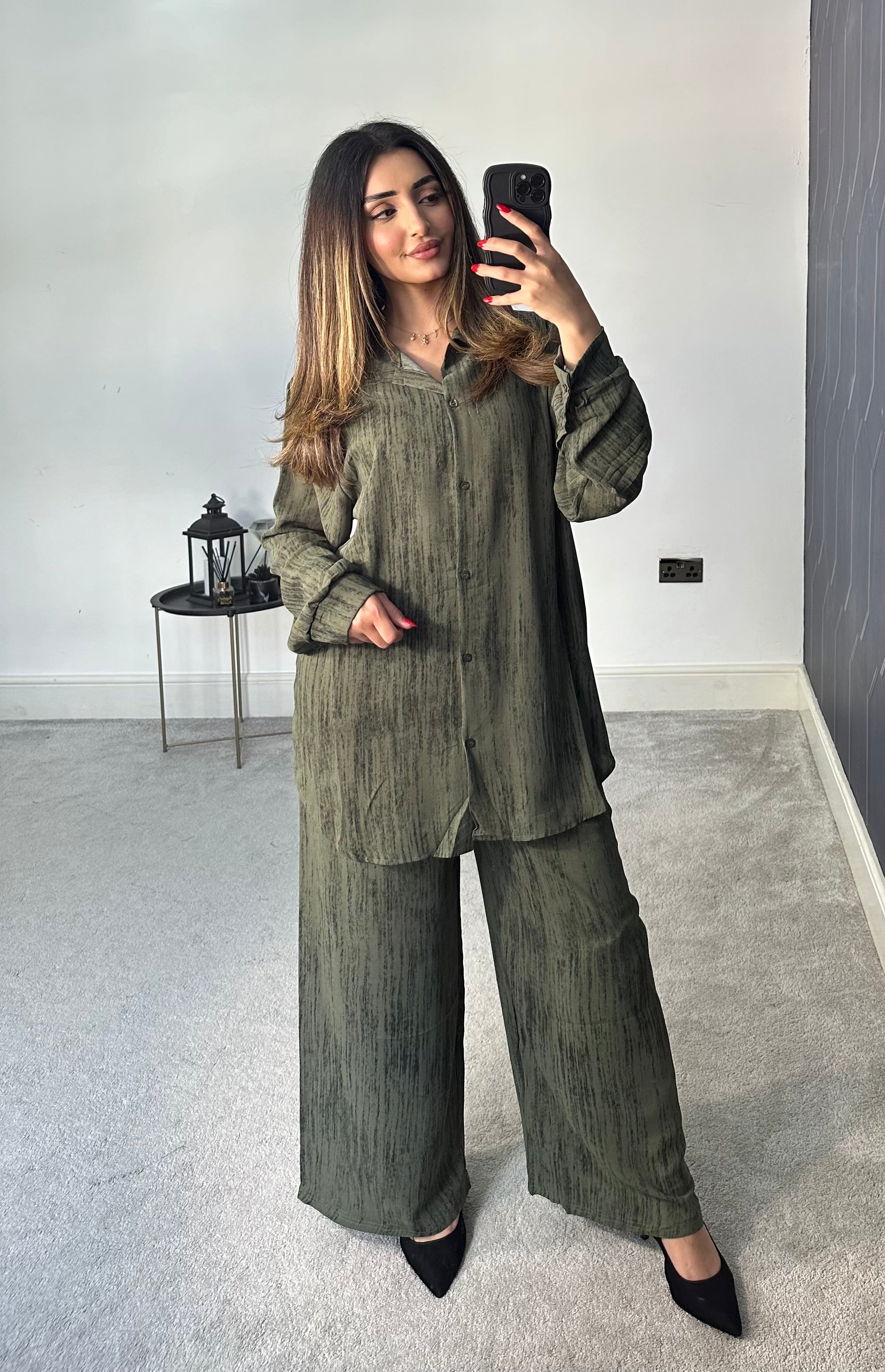 Hala Shirt style 2 piece Co ord set