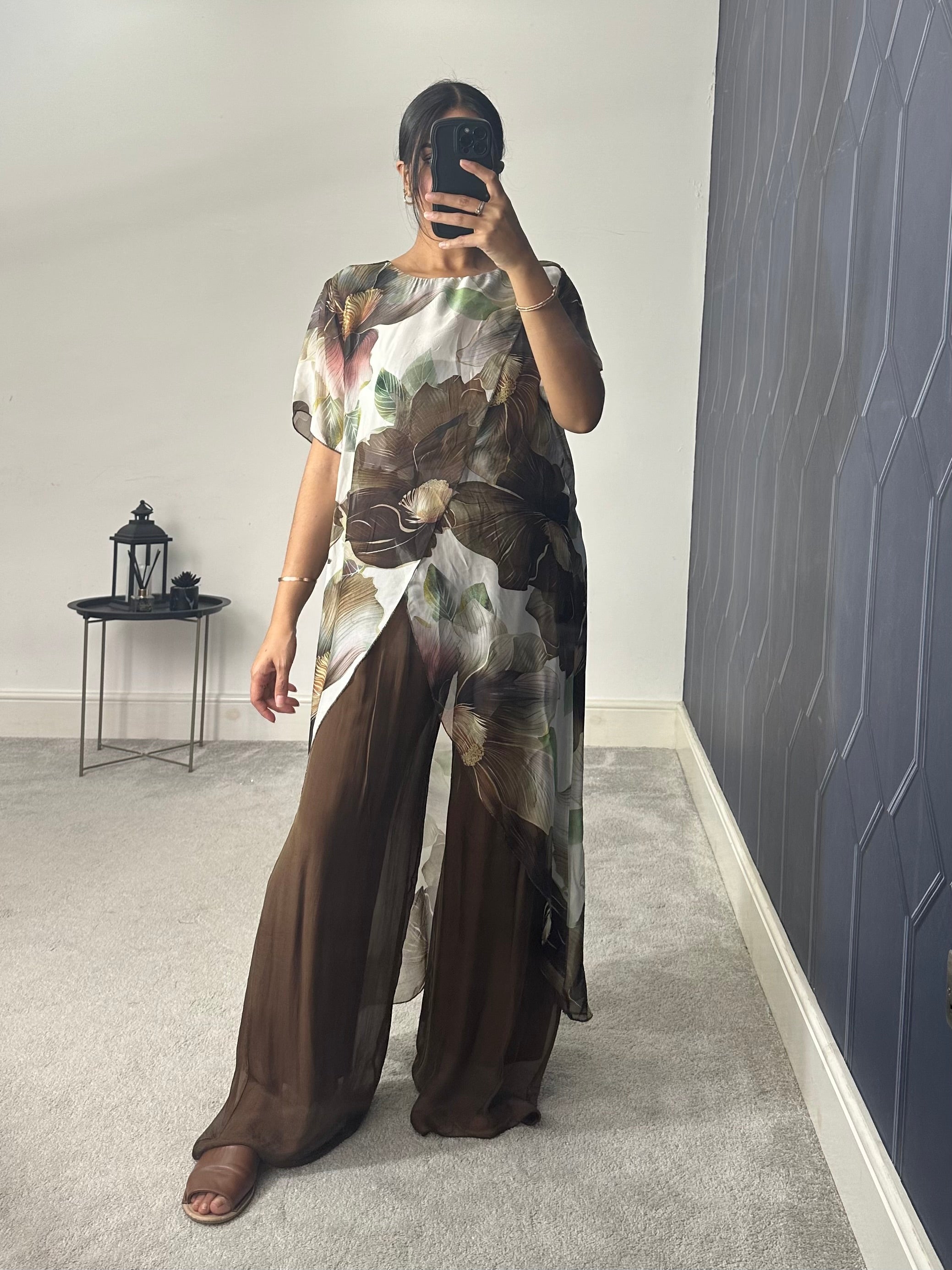 Naima chiffon 2 piece set