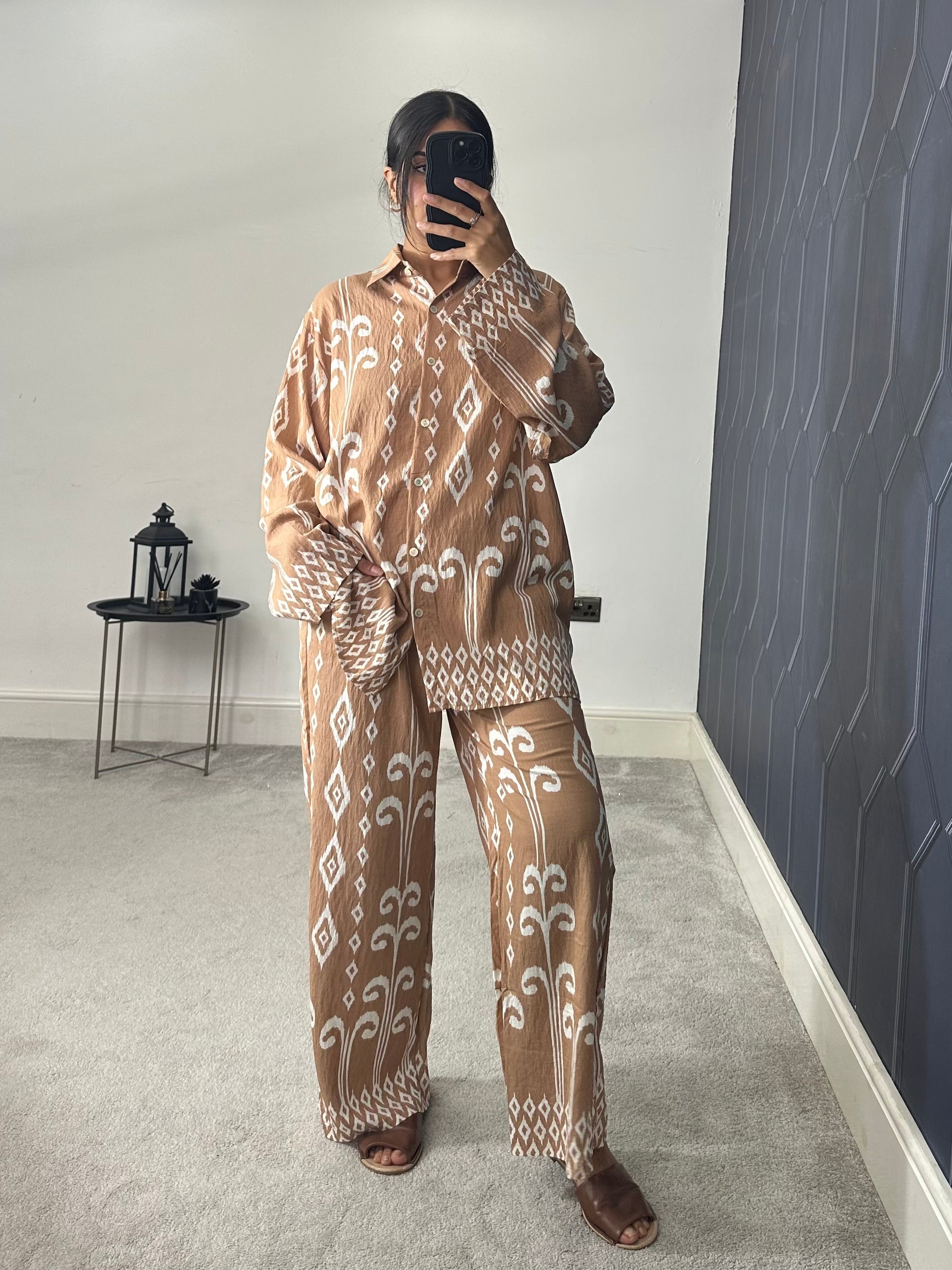 Printed 2 piece co ord set