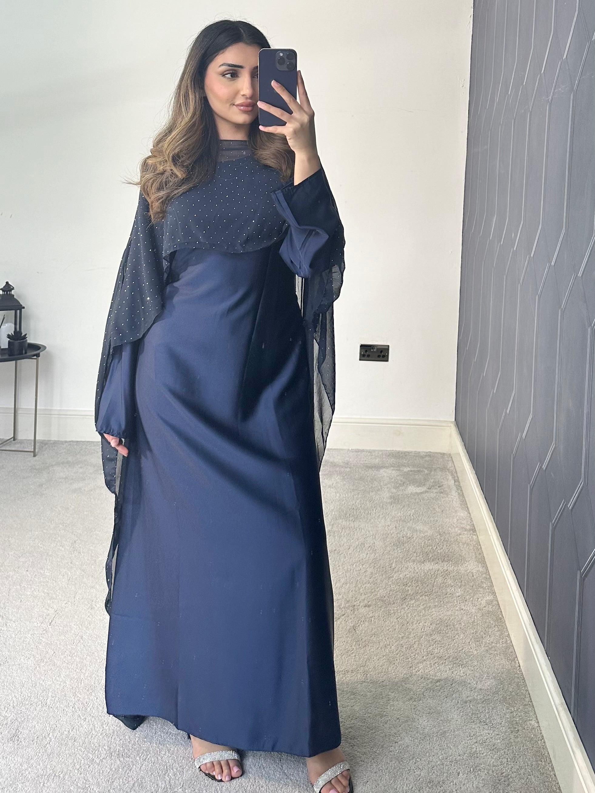 Areeba cape 2 piece cape Dress