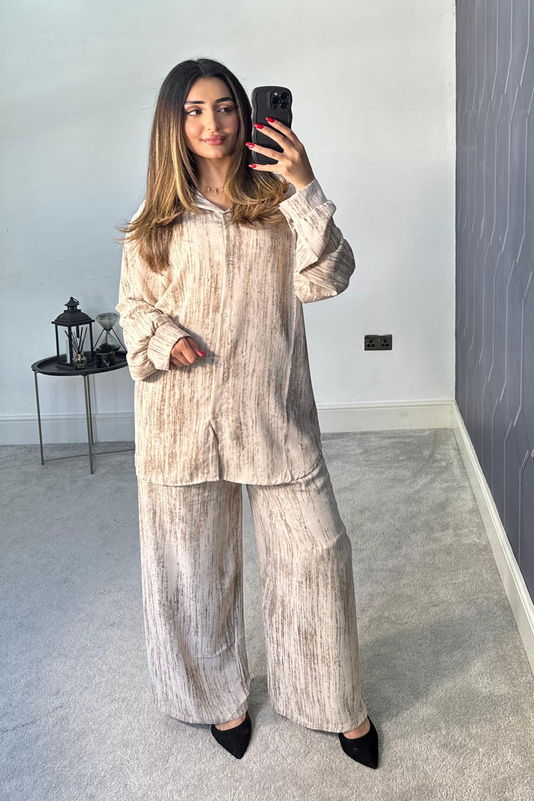 Hala Shirt style 2 piece Co ord set