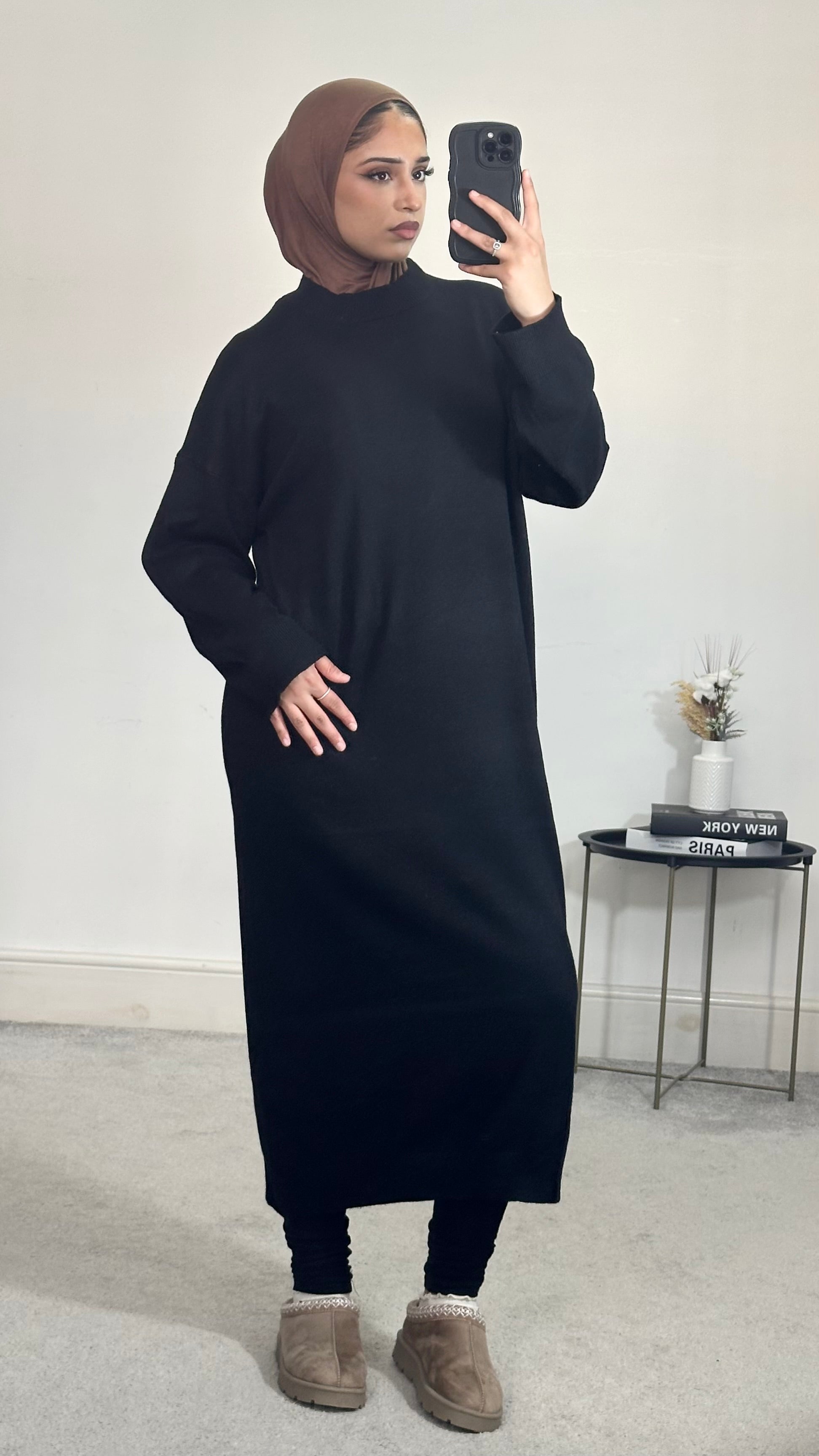 Long sleeve jumper dress