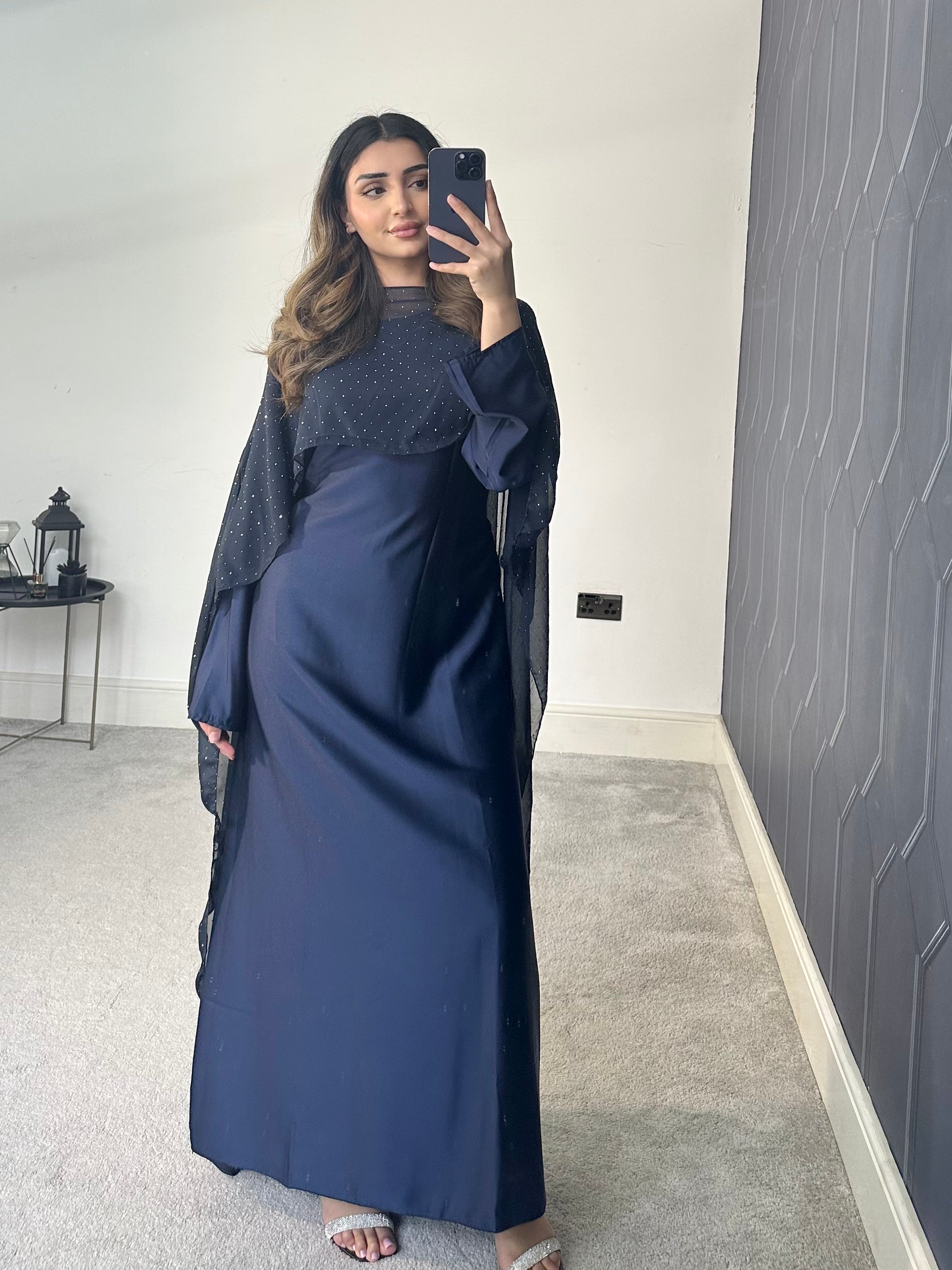 Areeba cape 2 piece cape Dress