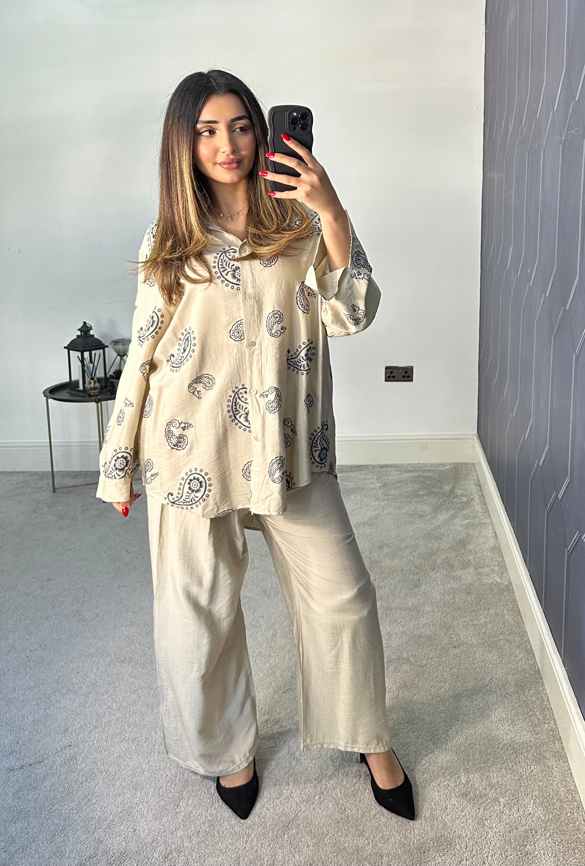 Husna Shirt style 2 piece Co ords