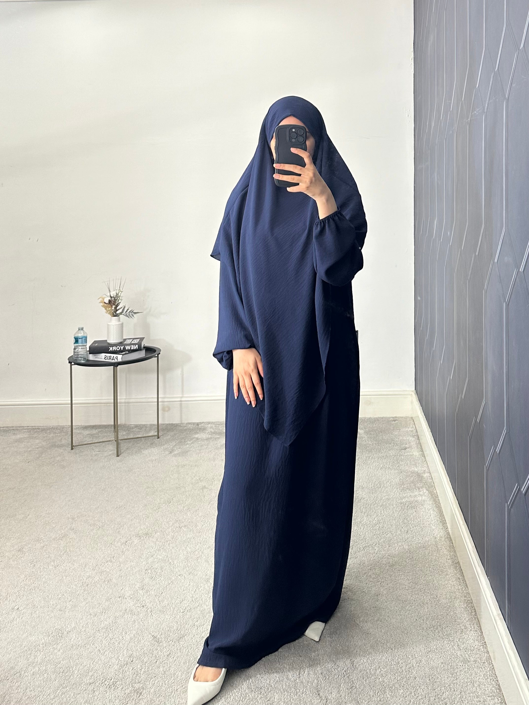 Hareem Batwing Sleeves Khimar Set