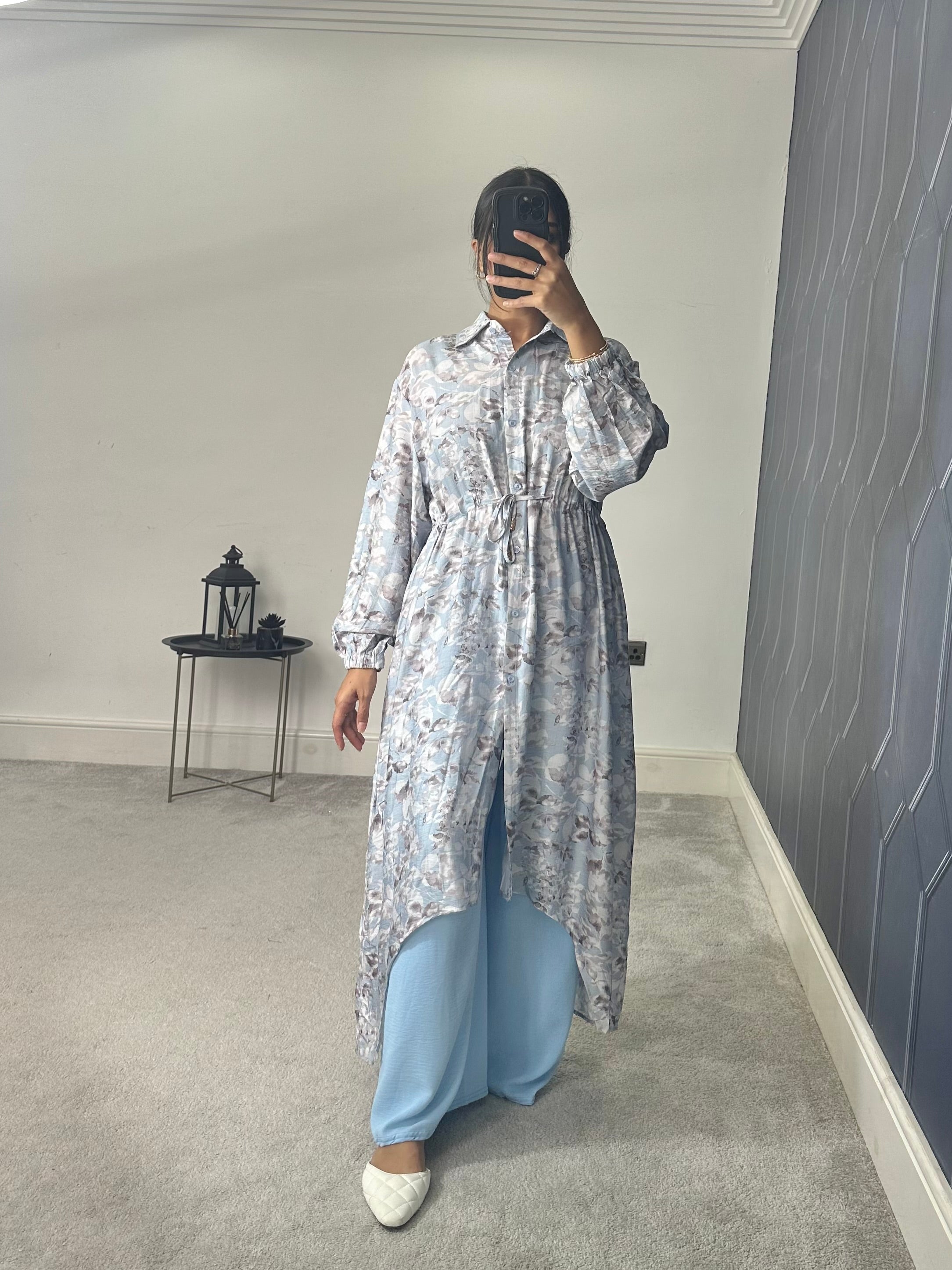Meera Floral Hi Low 2 Piece co ord set