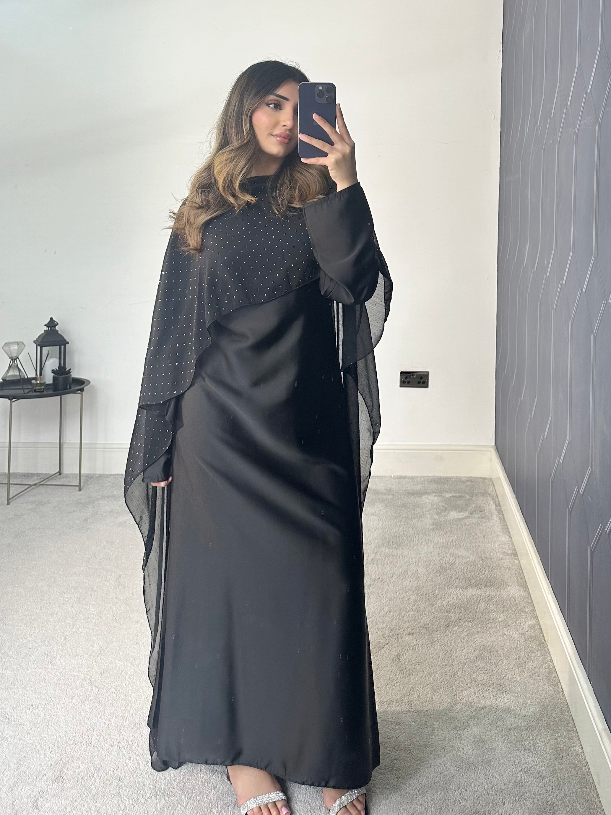Areeba cape 2 piece cape Dress