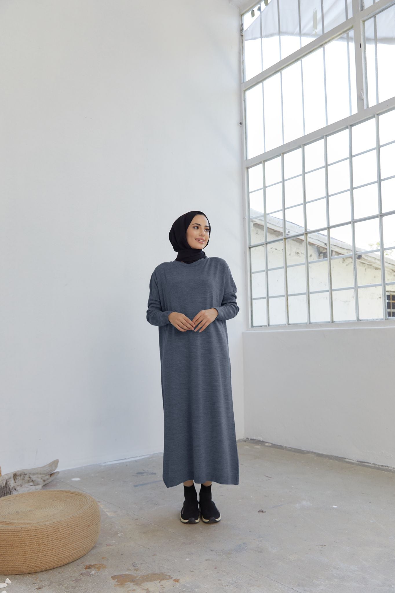 Airsa Knitted Midi Dress