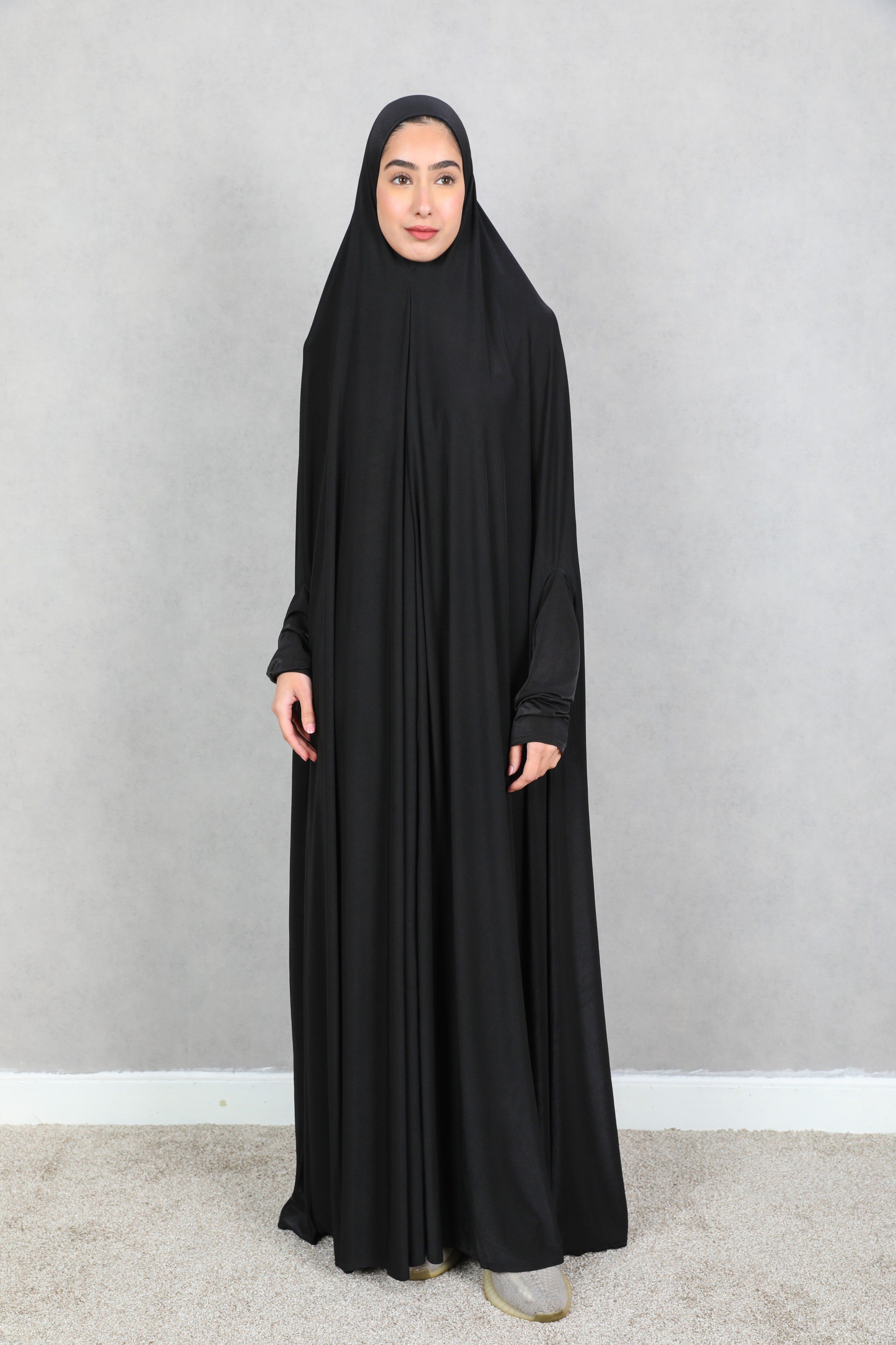 Prayer Jilbab/Khimar/Burkah( Black )