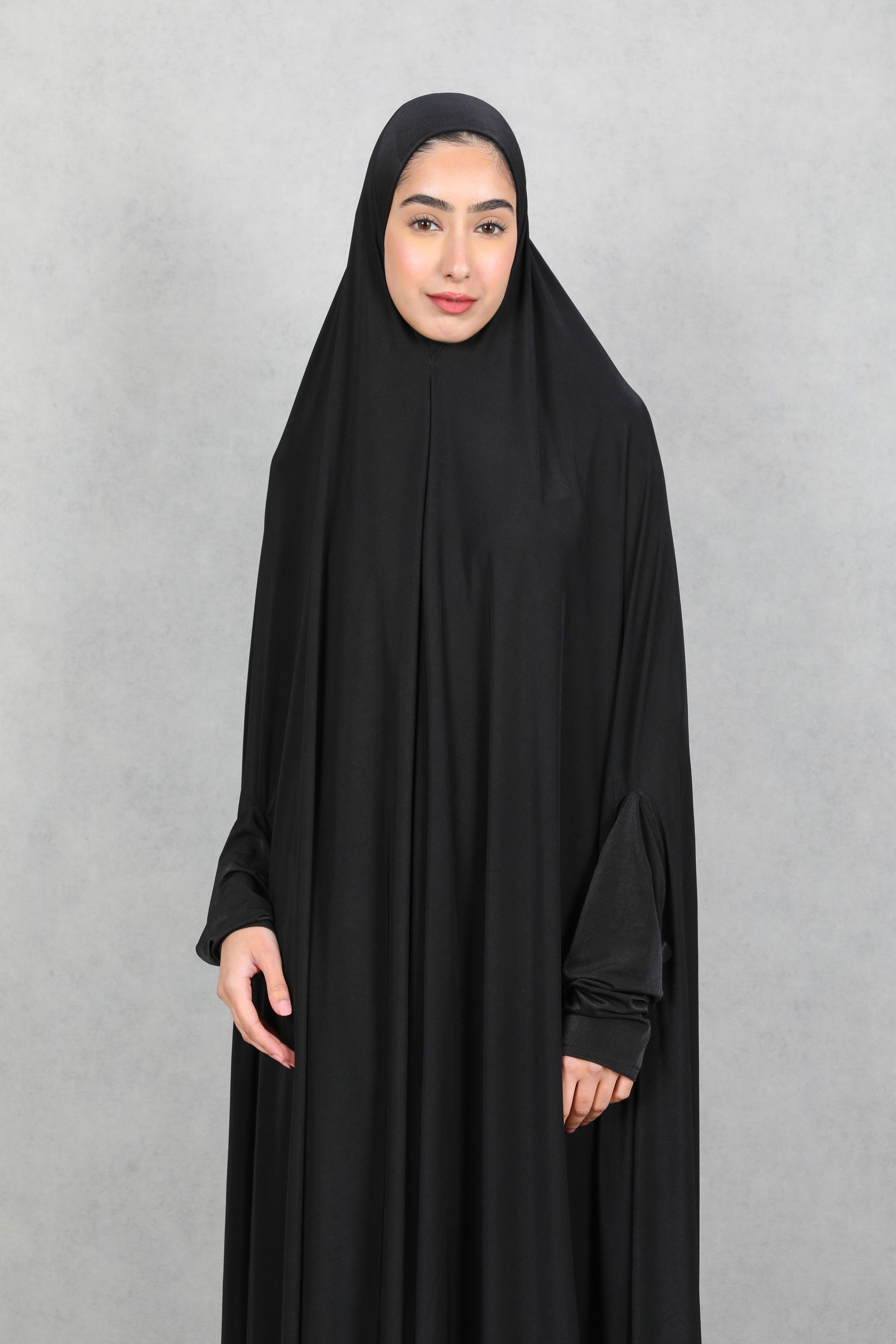 Prayer Jilbab/Khimar/Burkah( Black )