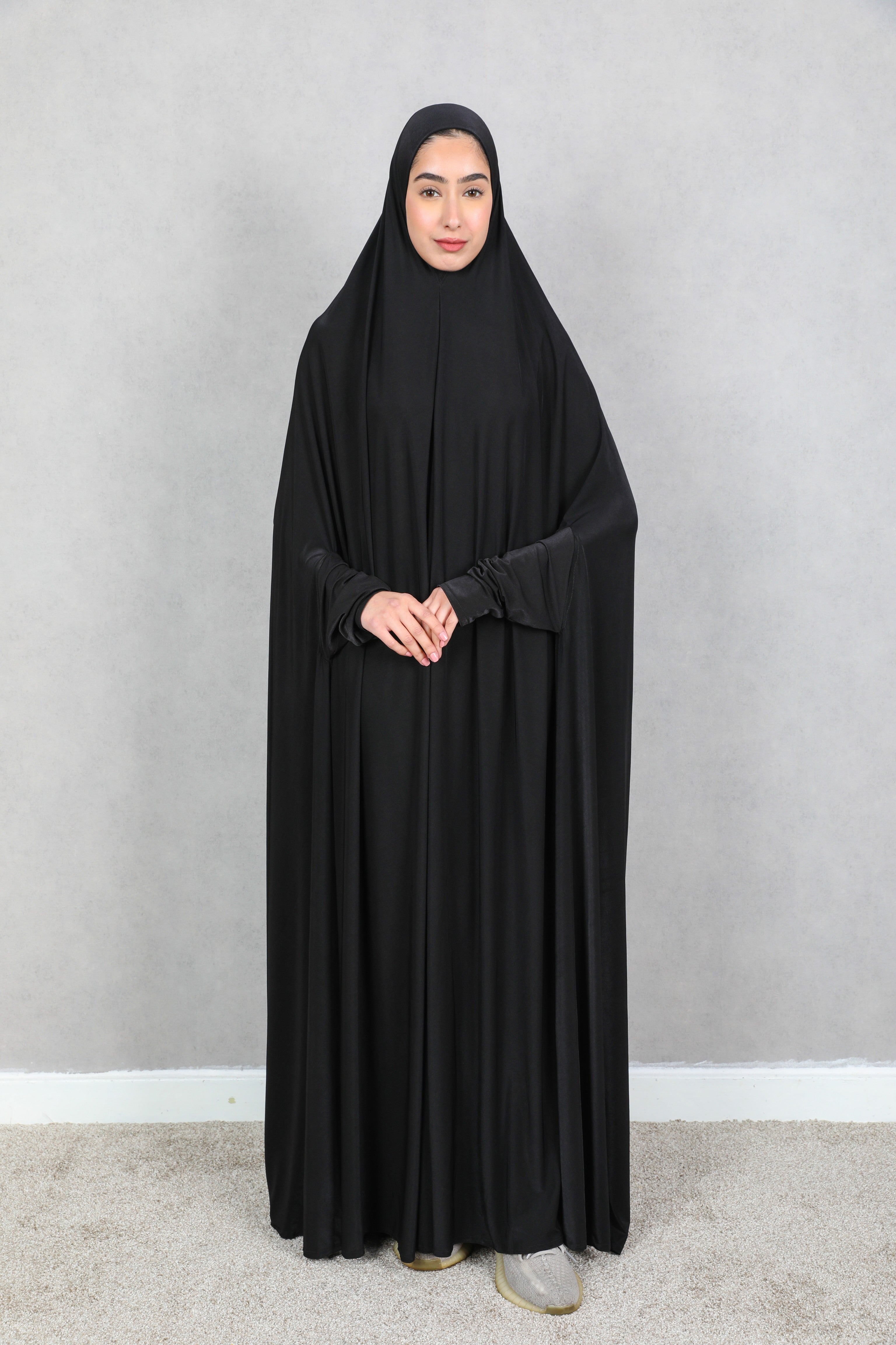 Prayer Jilbab/Khimar/Burkah( Black )