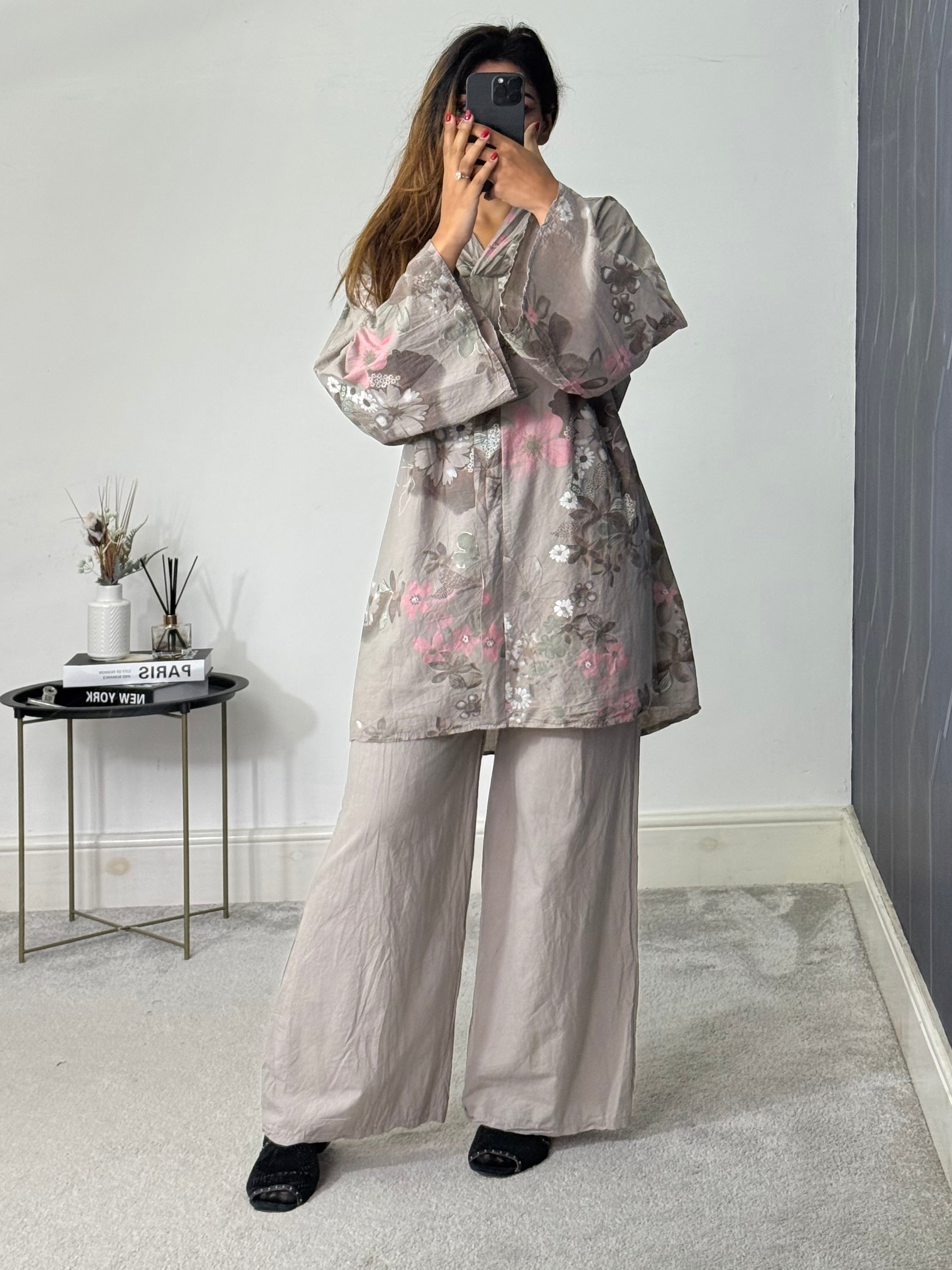 Luna Floral 2 piece Co ord set