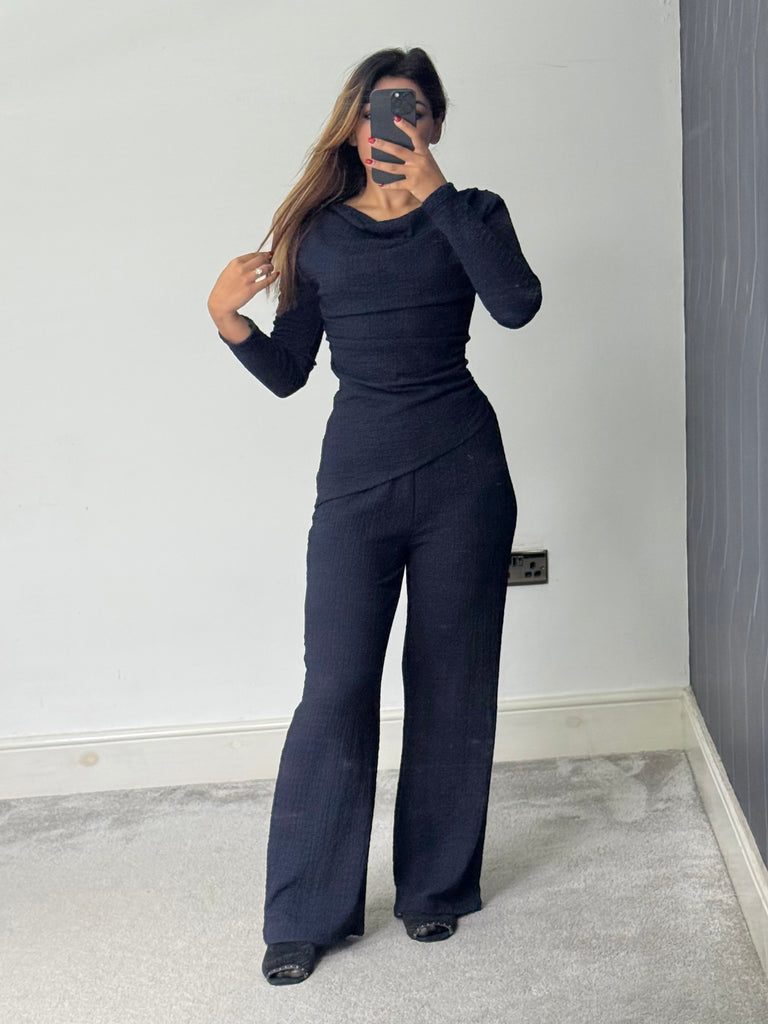 Texture Drape 2 piece Co ord set