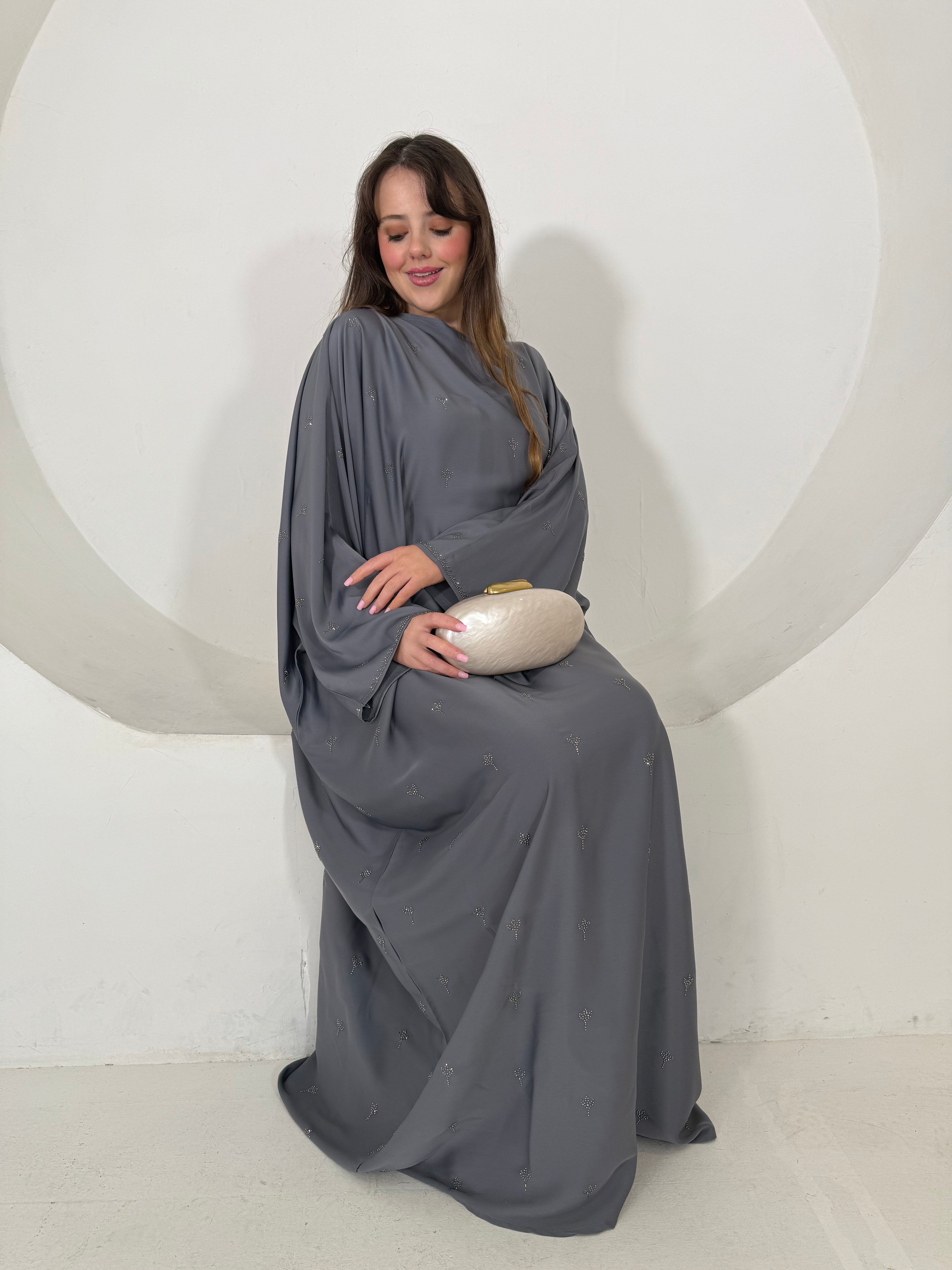 Nouf Abaya (Grey)