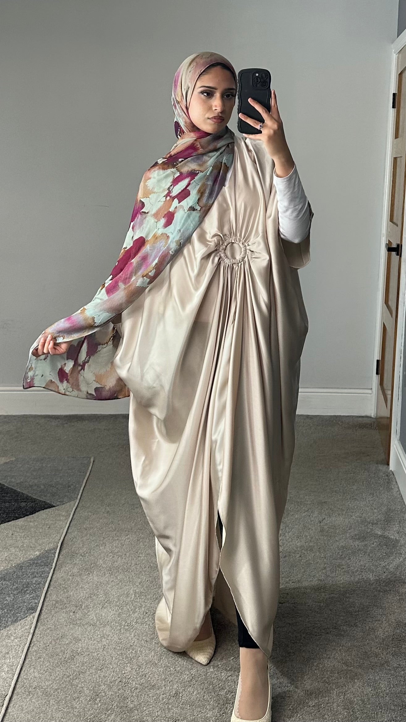 Aysel Satin Kaftan