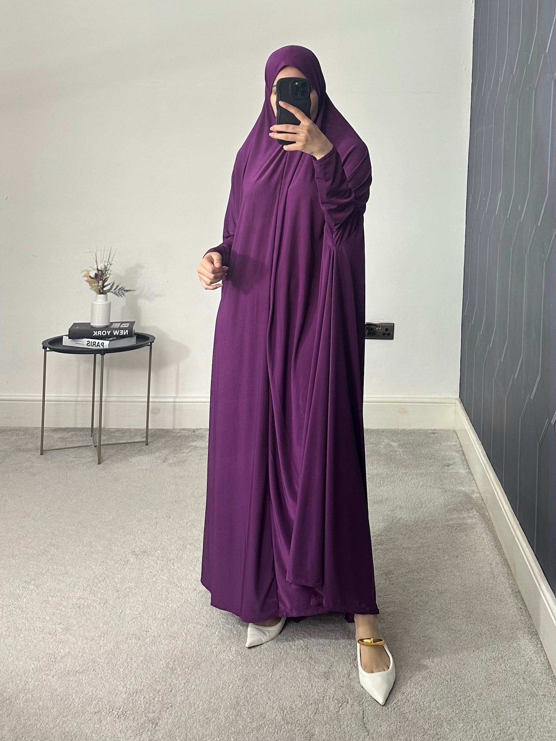 Prayer Jilbab/Khimar/Burkah( Black )