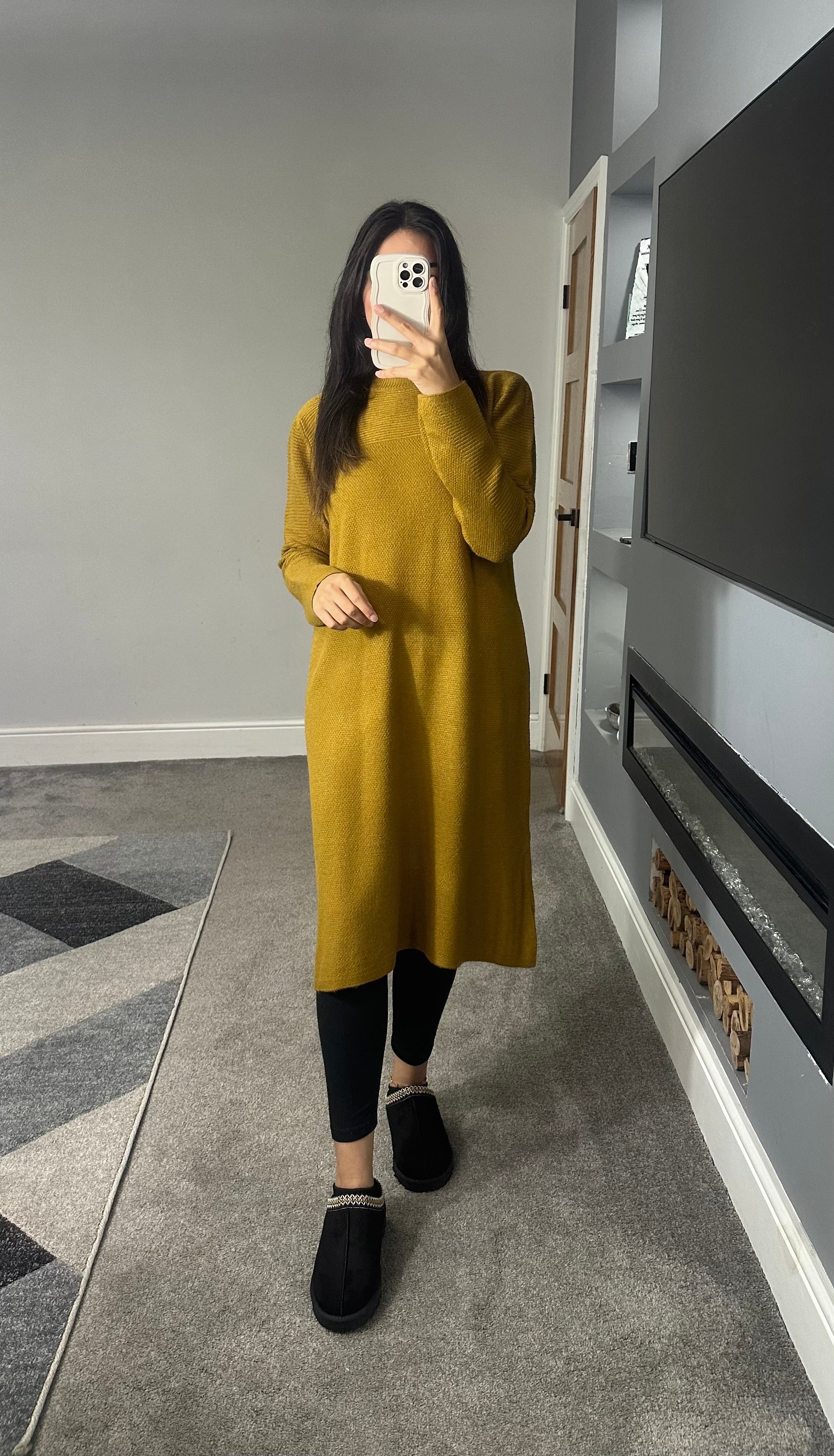 Leena Soft knitted jumper dress