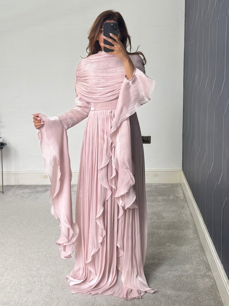 Liyana Modest Dress (Pink)