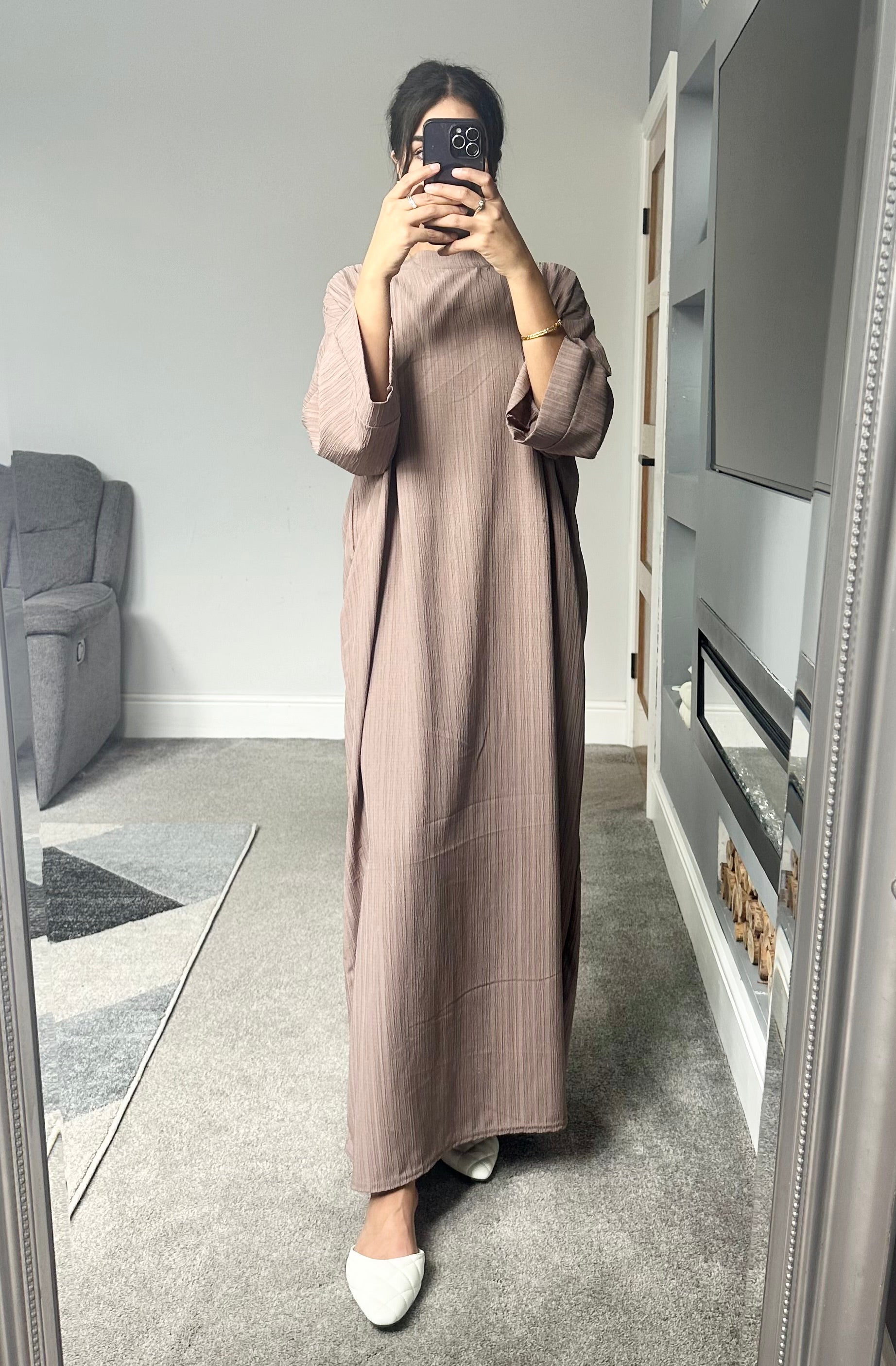 Zarah Maxi Dress/Abaya Length 56 inch