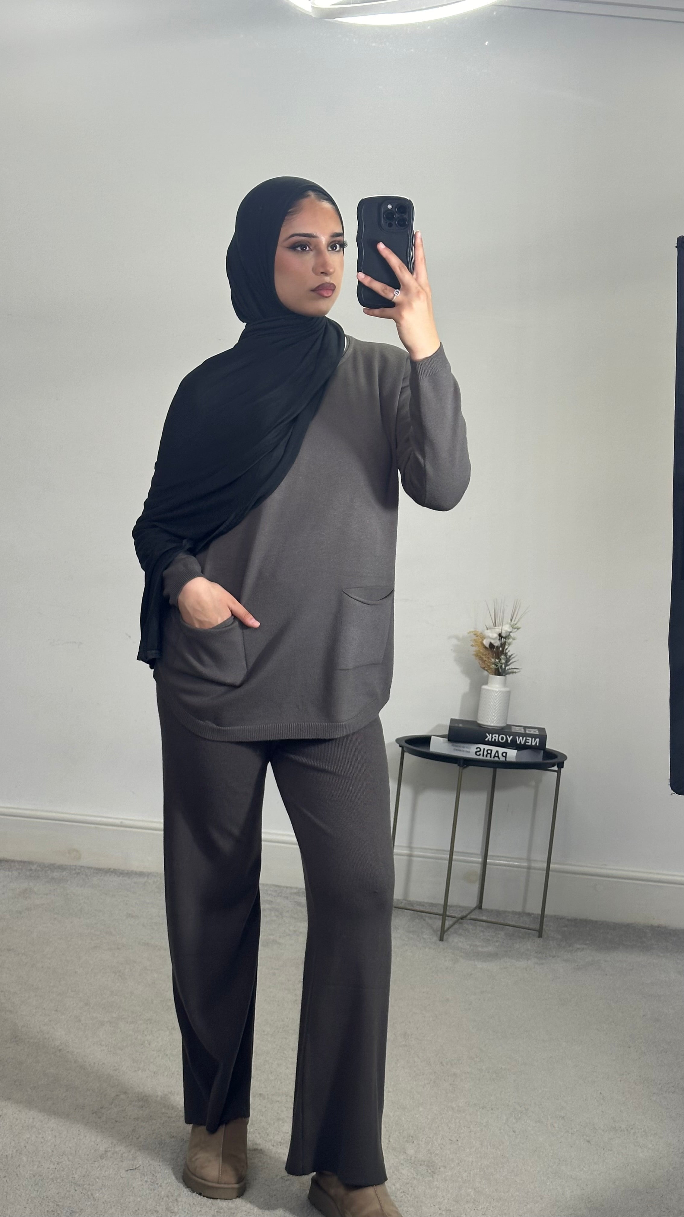 Knitted 2 piece co-ords set