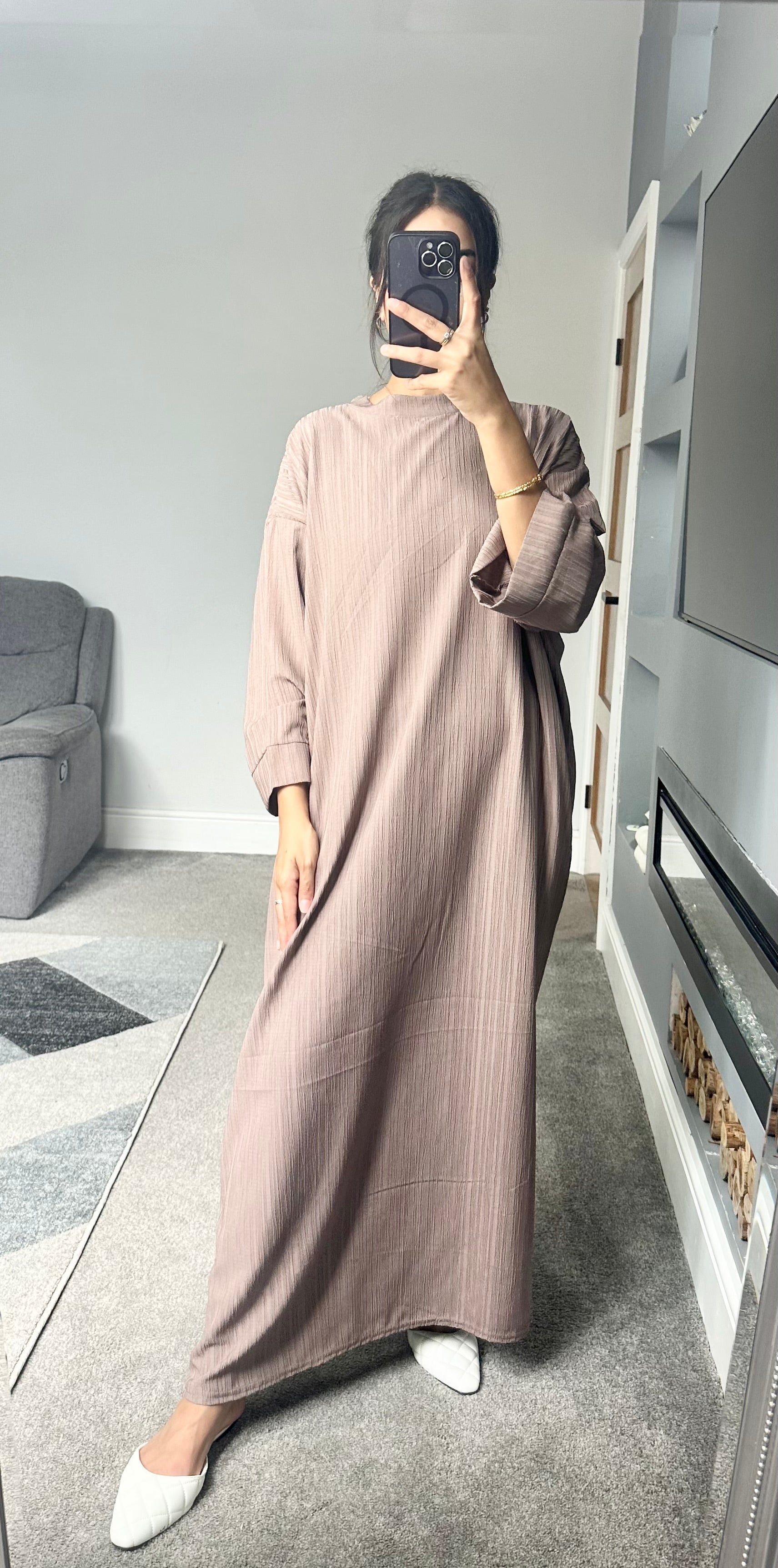 Zarah Maxi Dress/Abaya Length 56 inch