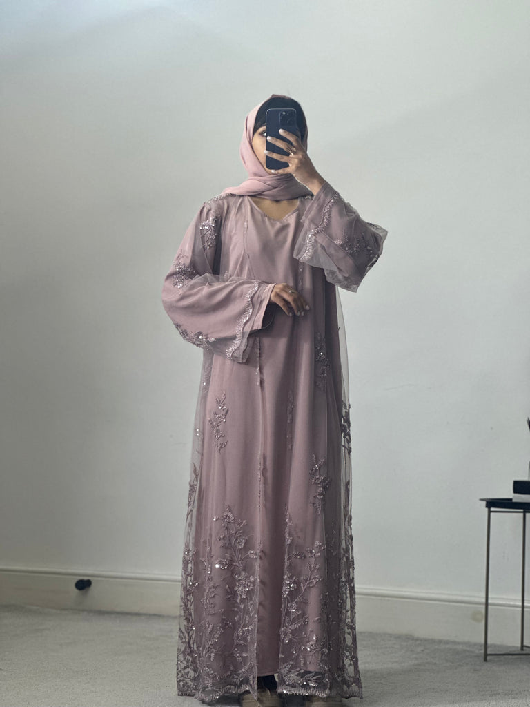 Amber 2 piece abaya set