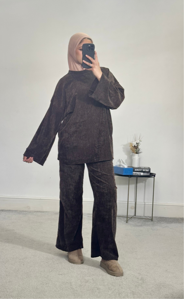 Velvet 2 piece co ords set