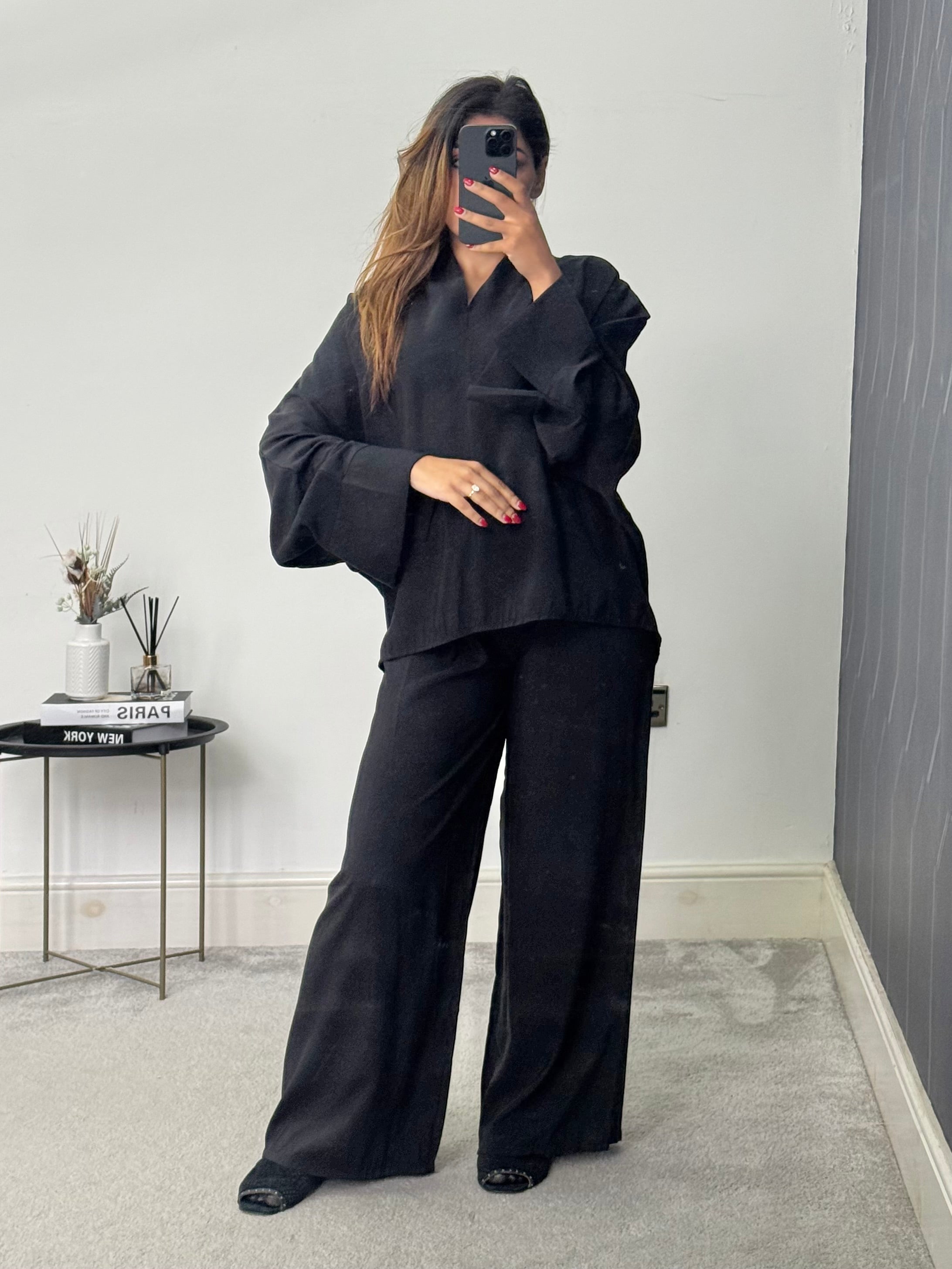 Neha soft drape batwing co ord set