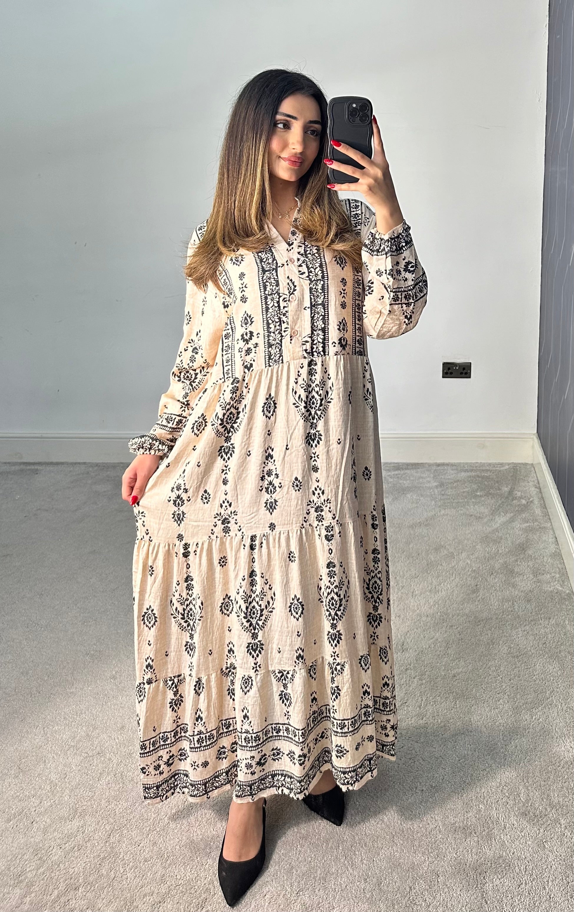 Luna Long Summer Dress (Plus Size)