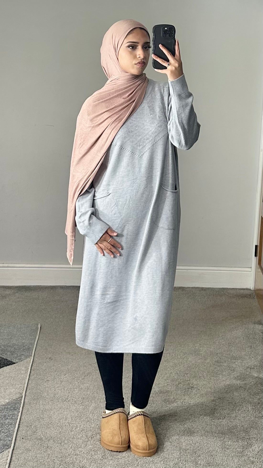 Leema soft knit pocket dress