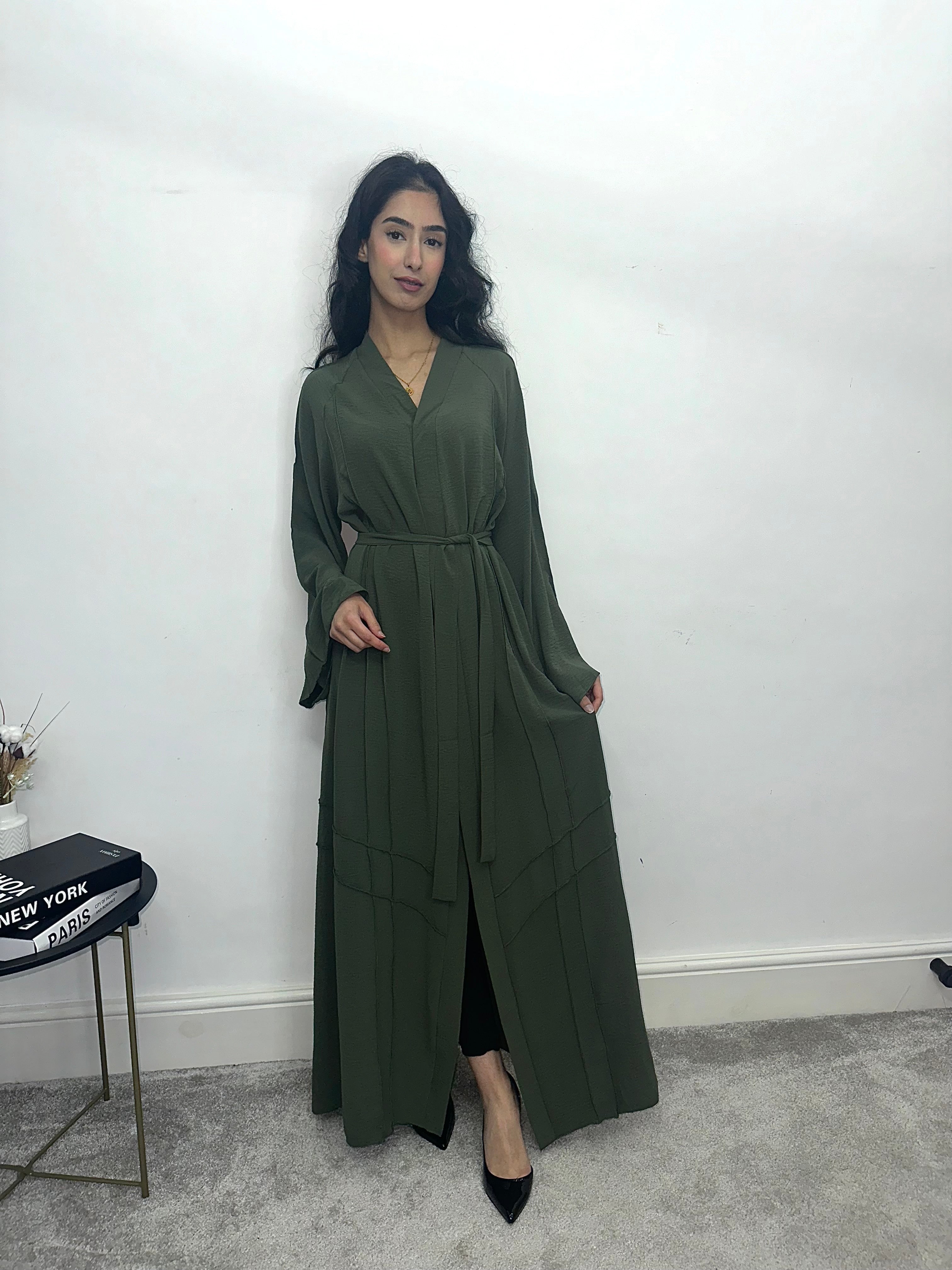 Mahira Abaya Olive Green