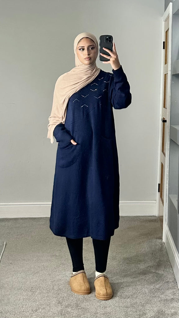 Leema soft knit pocket dress