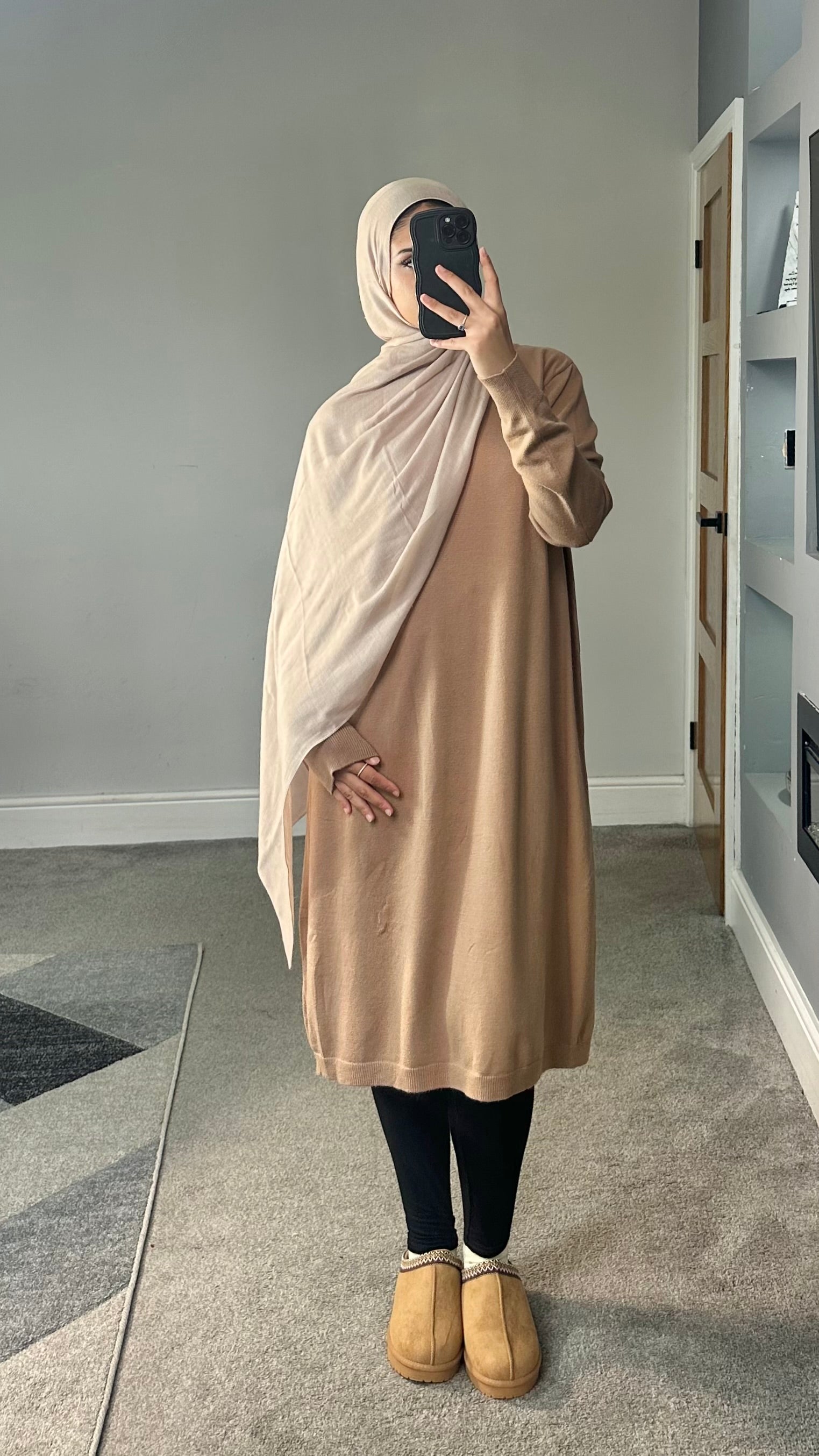 Maya Soft Knit Long sleeve dress