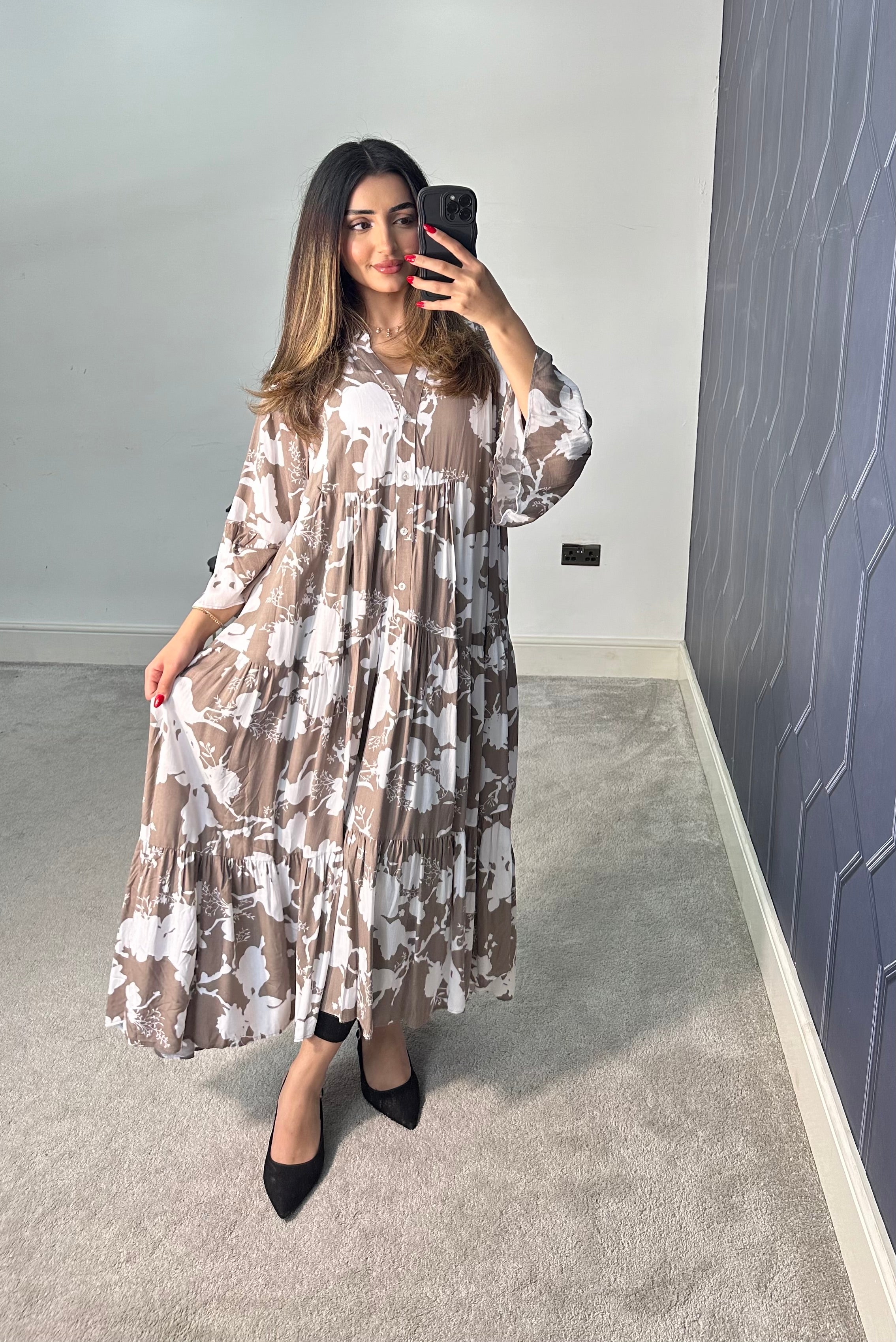 Floral Printed Summer Dress
