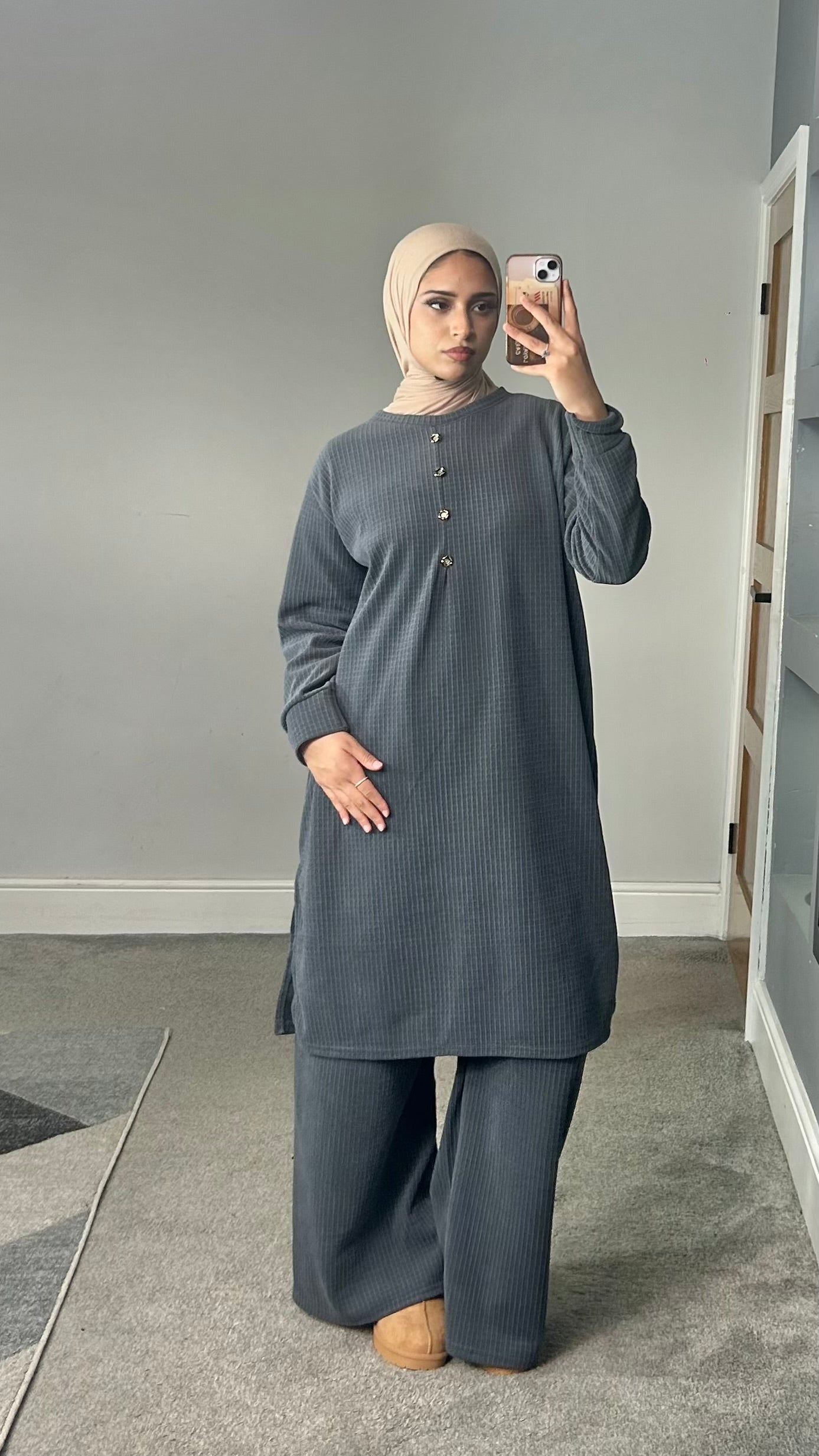 Zahra Textured 2 piece co ord